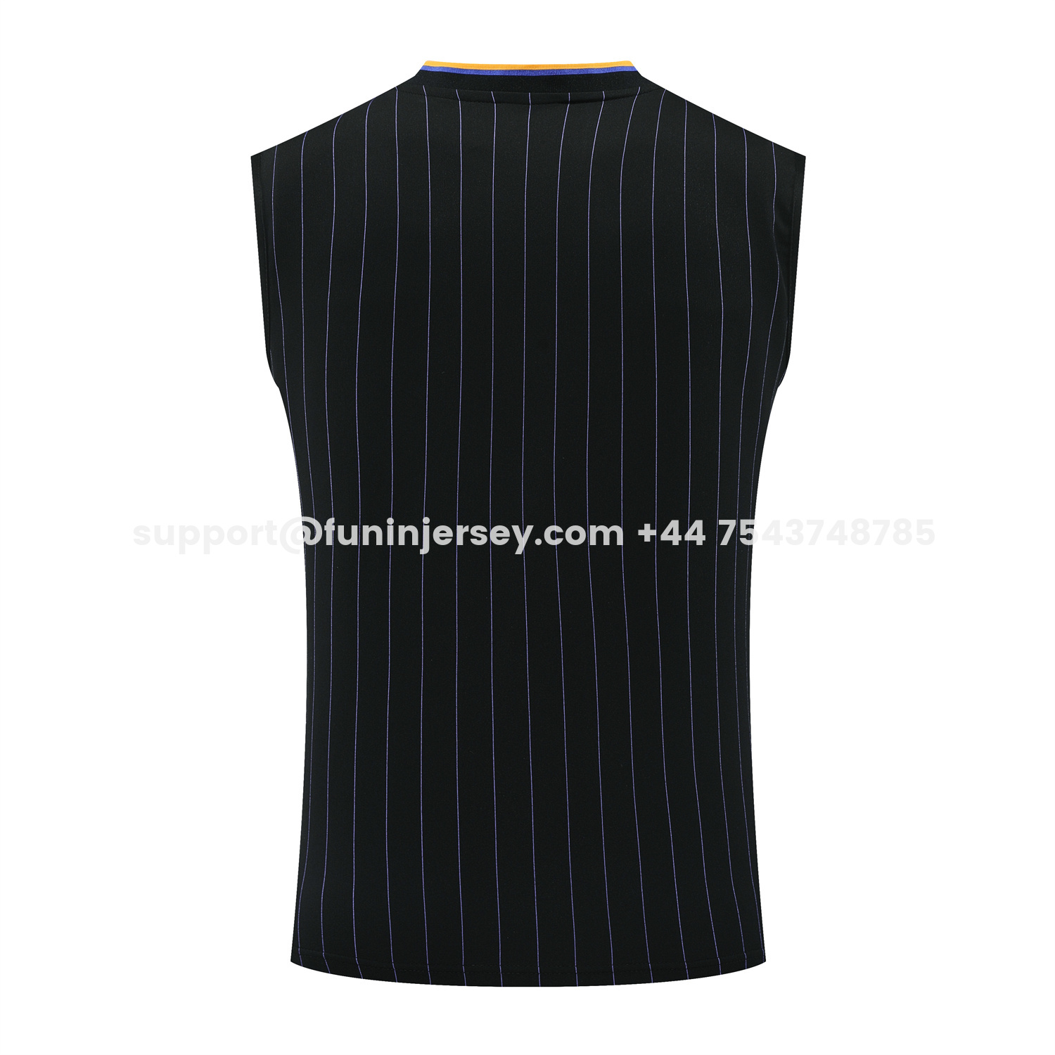 Funinjersey-Manchester United 25-26 Vest Training Set - Black Top & Black Shorts