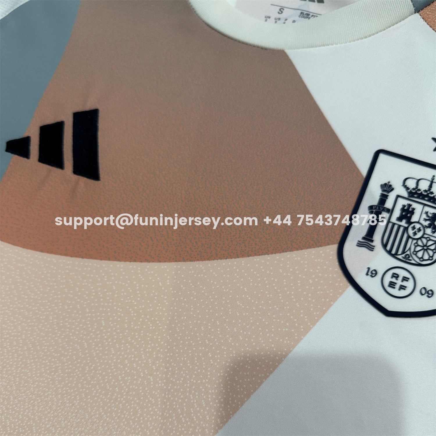 Funinjersey-Spain 2025 Women's Team Away Jersey - Men's Fans Version