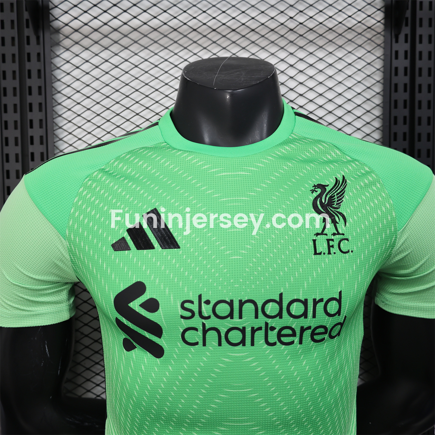 Funinjersey-Liver.pool 25-26 Green Goalkeeper Jersey - Player Version