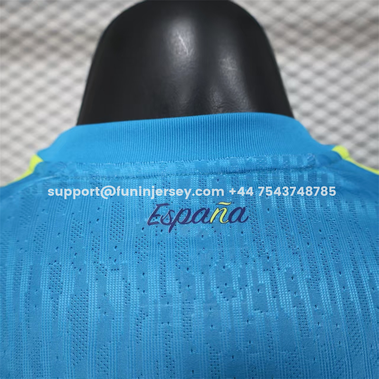 Funinjersey-Spain 2026 Blue Goalkeeper Jersey - Player Version