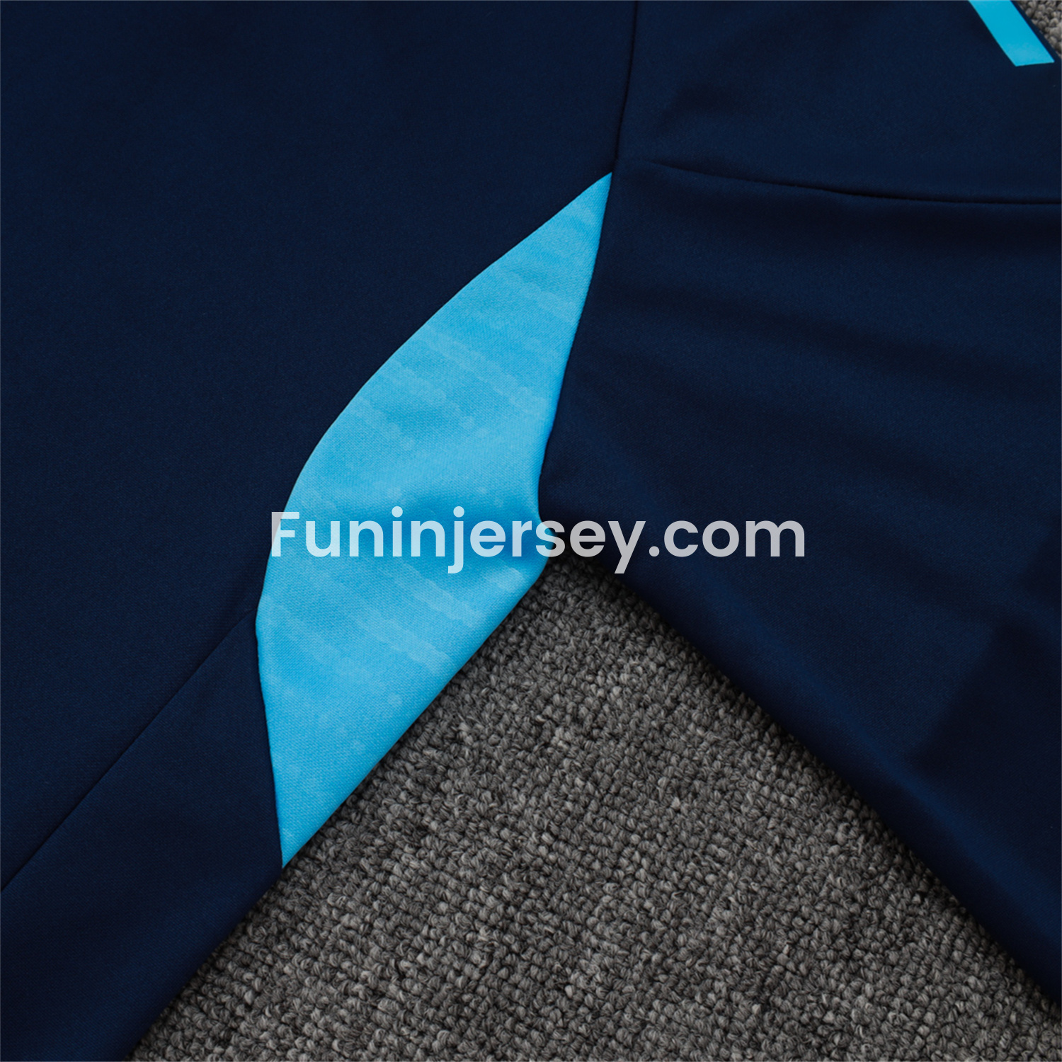 Funinjersey-Arsenal 25-26 Long Sleeve Training Set - Deep Blue