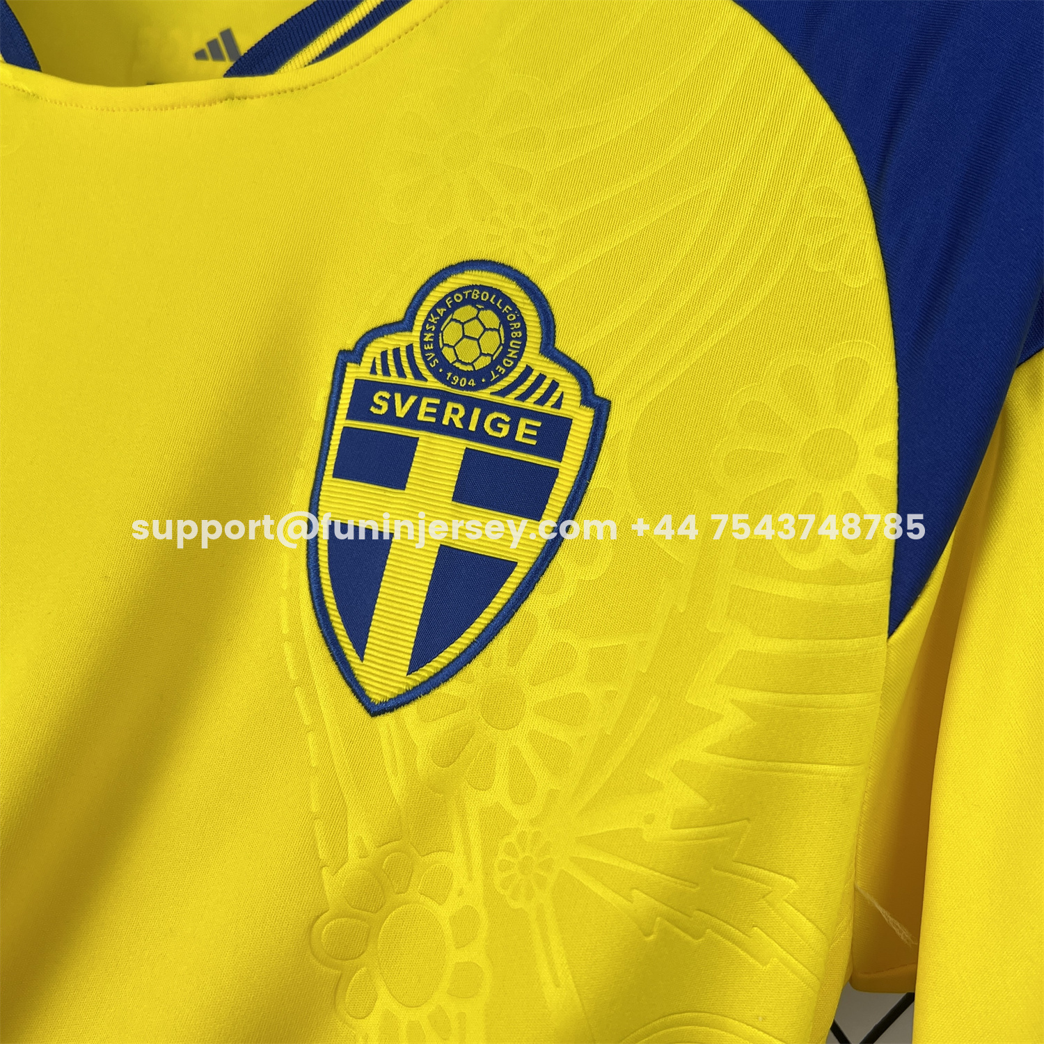 Funinjersey-Sweden 2026 Home Jersey - Fans Version
