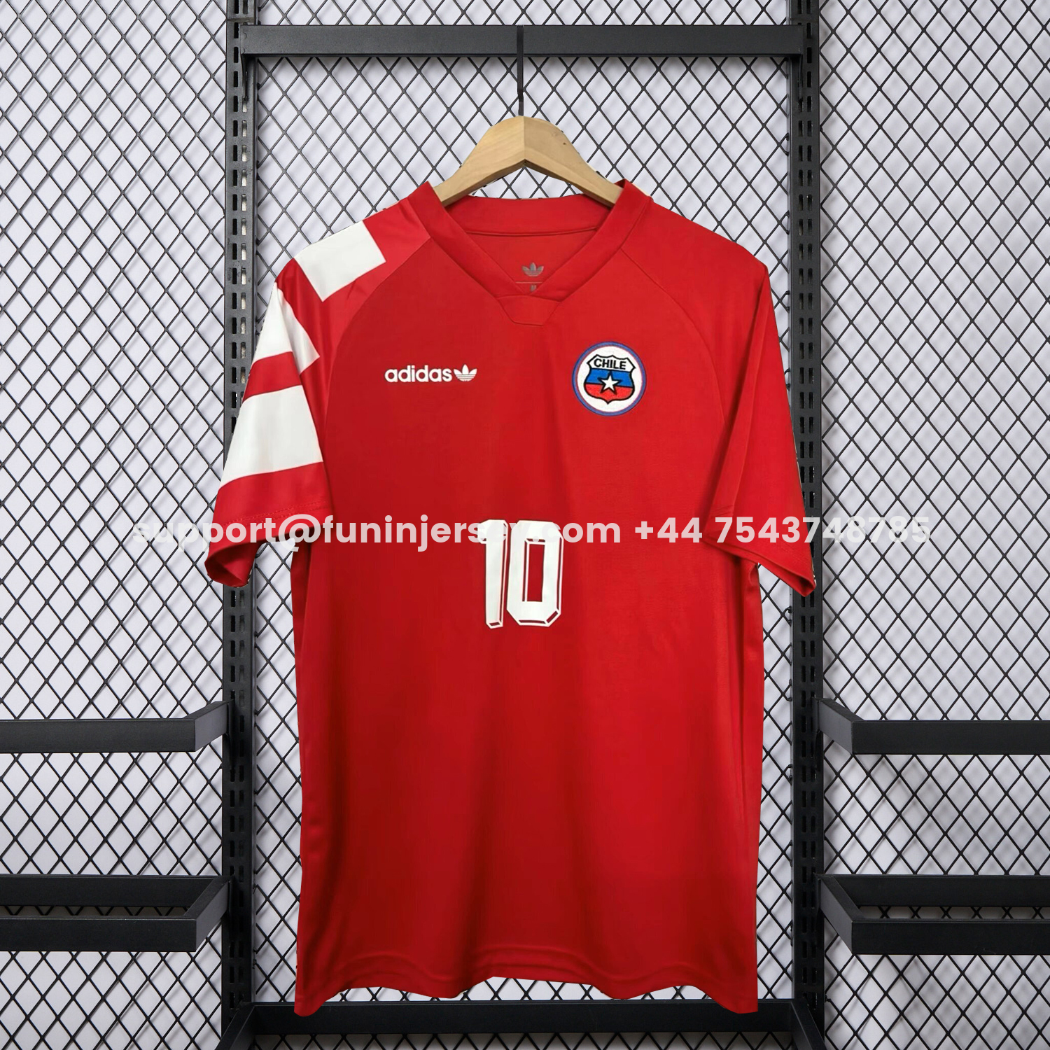 Funinjersey-Retro Chile 1994 Home Red Jersey