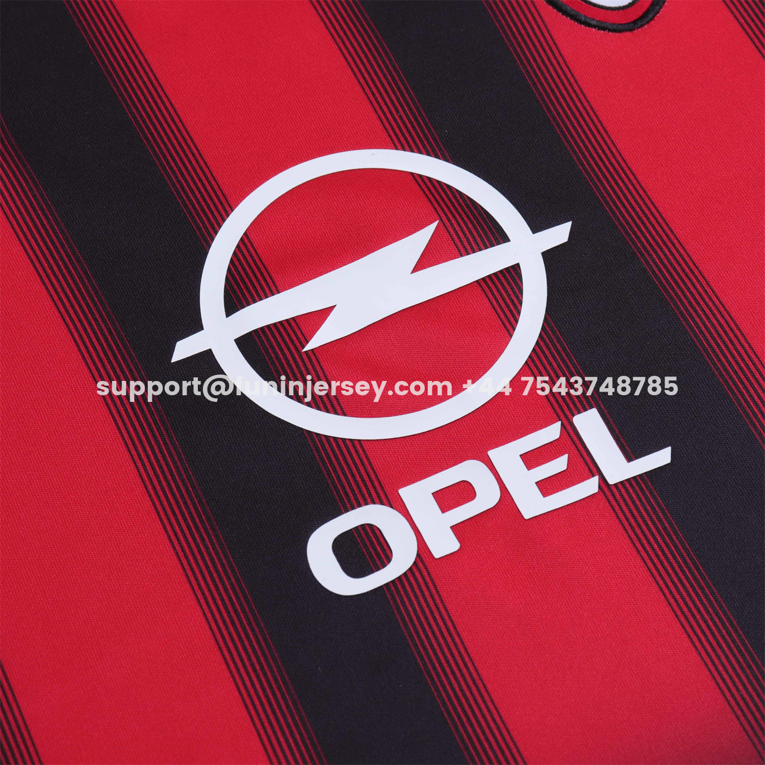 Funinjersey-Retro AC Milan 2004-05 Home Kids Kit