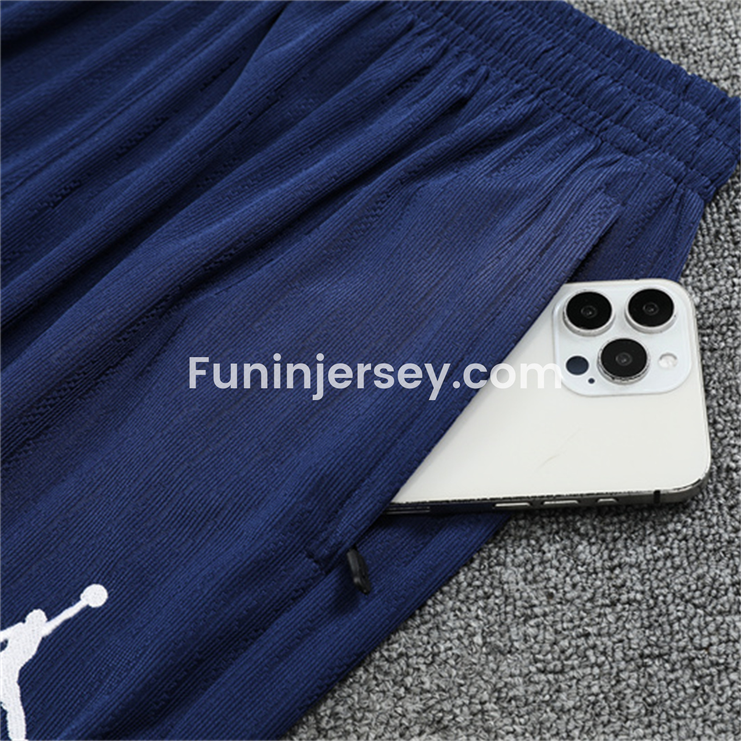 Funinjersey-Paris Saint-Germain PSG 25-26 Long Sleeves Training Set - Royal Blue Top & Royal Blue Pants