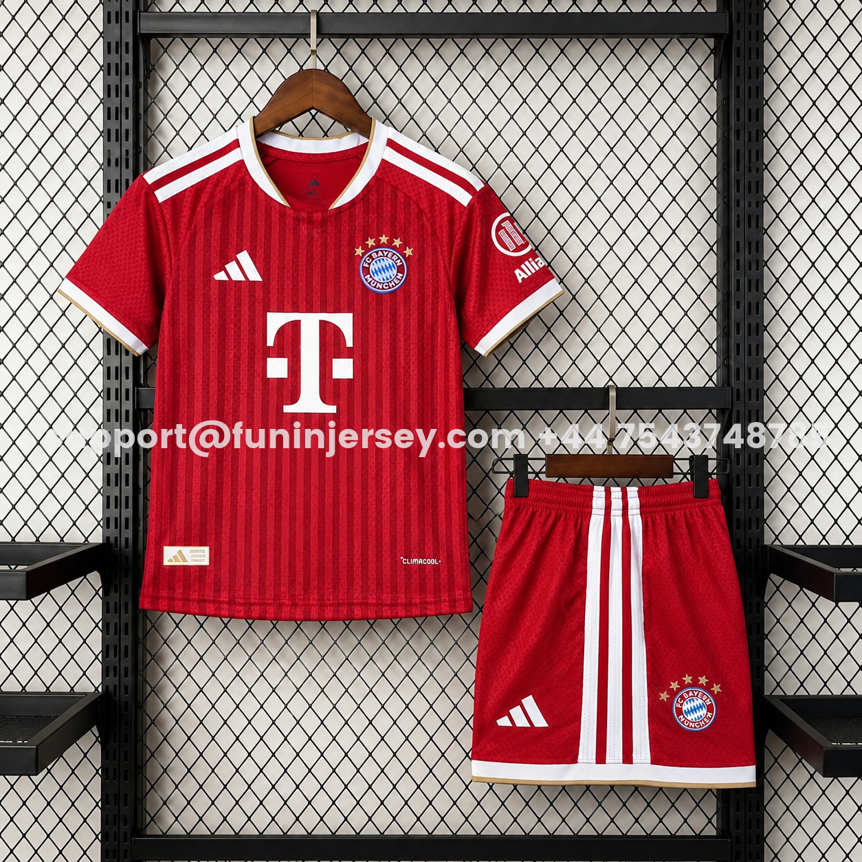 Funinjersey-Bayern Munich 26-27 Home Kids Kit - Player Version