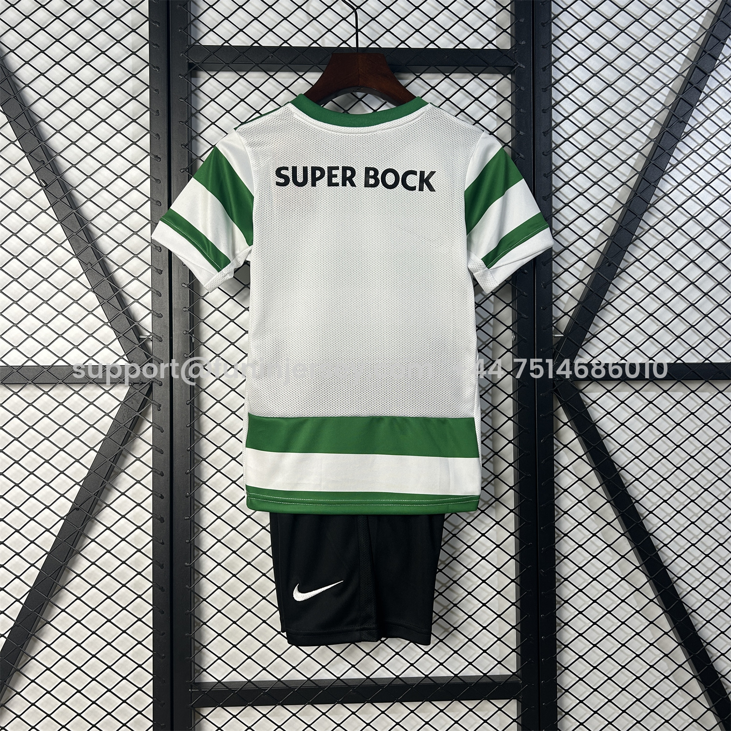 Funinjersey-Sporting CP 25-26 Home Kids Kit