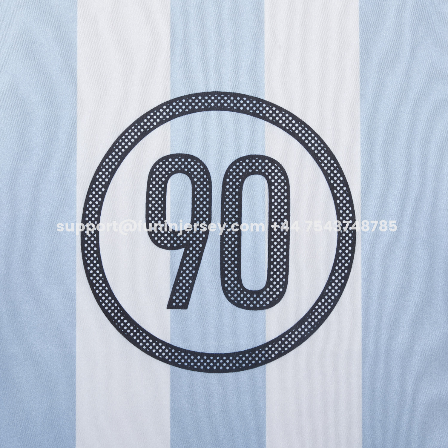 Funinjersey-Argentina 25-26 Retro Style Total 90 Blue White Jersey - Fans Version