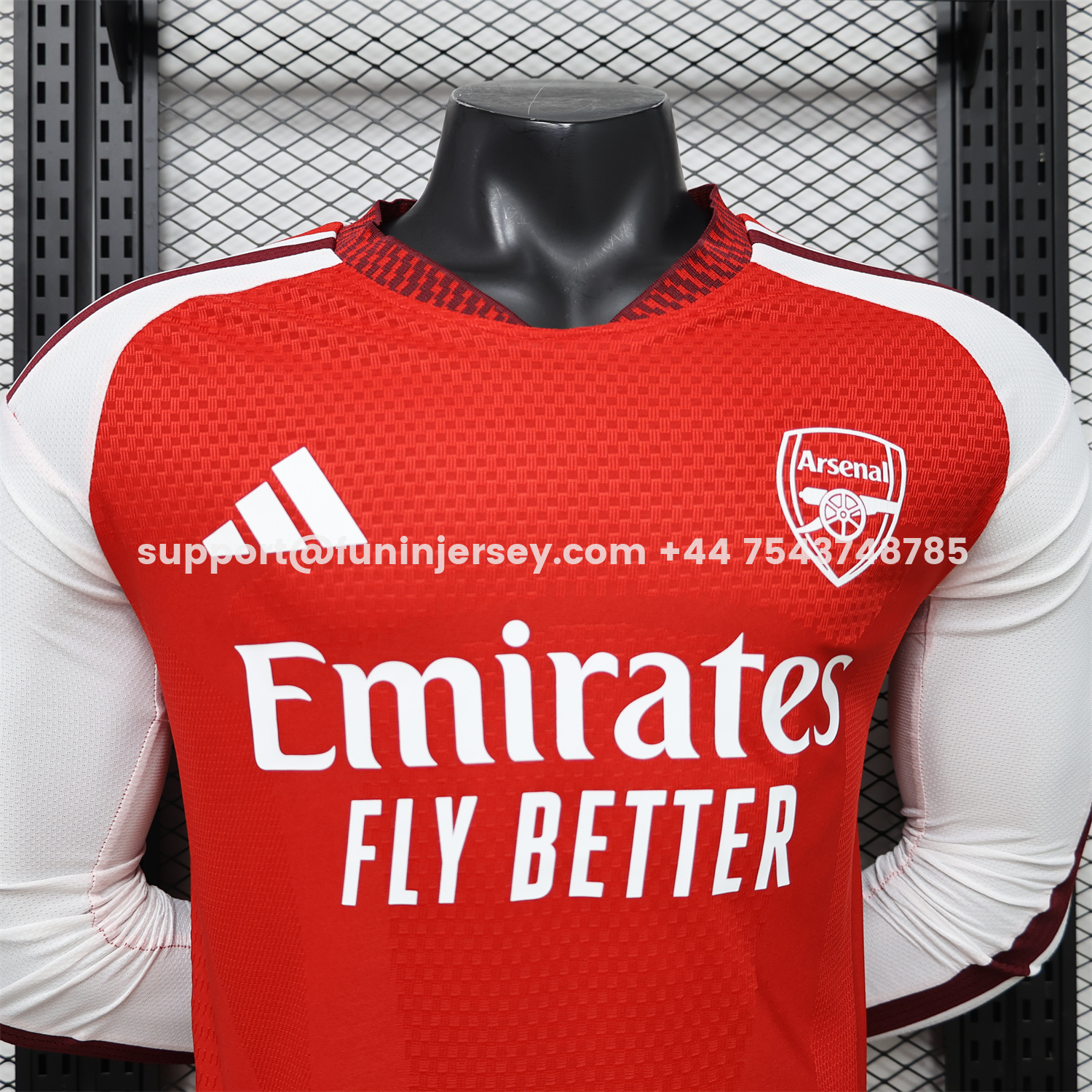 Funinjersey-Arsenal 26-27 Home Long Sleeves Jersey - Player Version