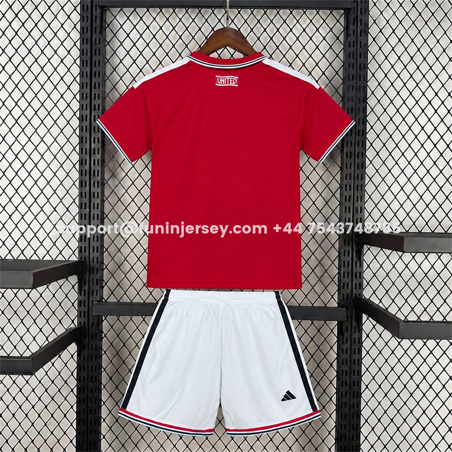 Funinjersey-Manchester United 26-27 Home Kids Kit