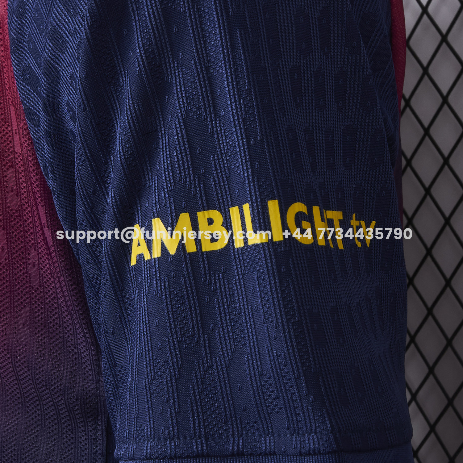 Funinjersey-Barcelona 25-26 Ed Sheeran Home Special Jersey - Player Version