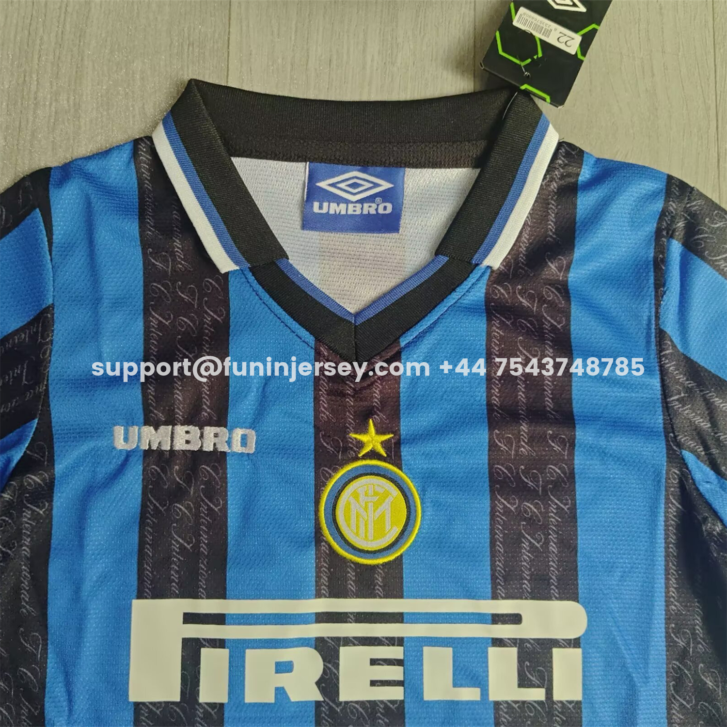 Funinjersey-Retro Inter Milan 1997-98 Home Kids Kit