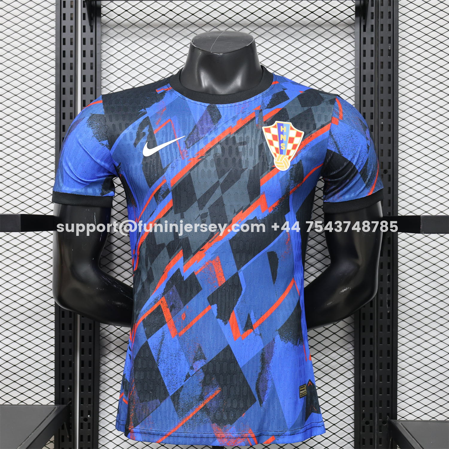 Funinjersey-Croatia 2026 Blue And Black Special Jersey - Player Version
