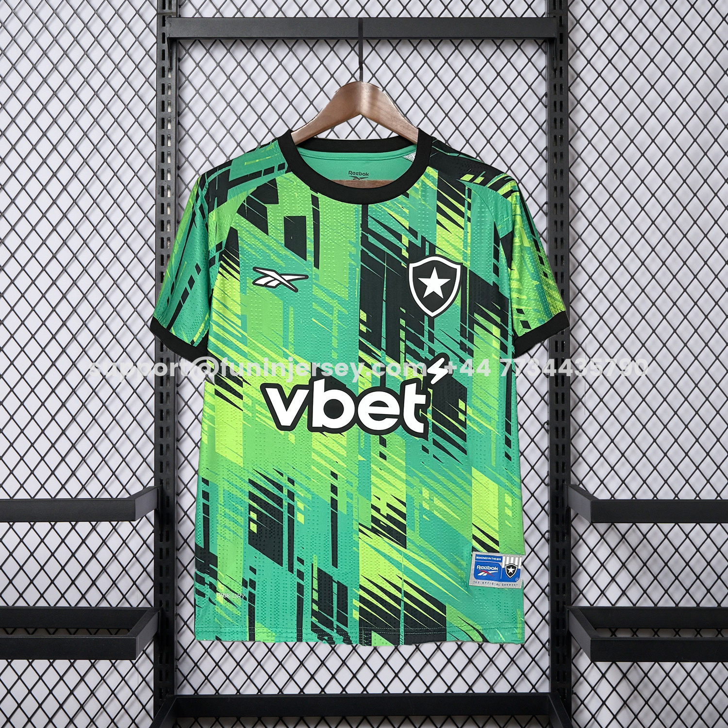Funinjersey-Botafogo 25-26 Green And Black Training Jersey - Fans Version