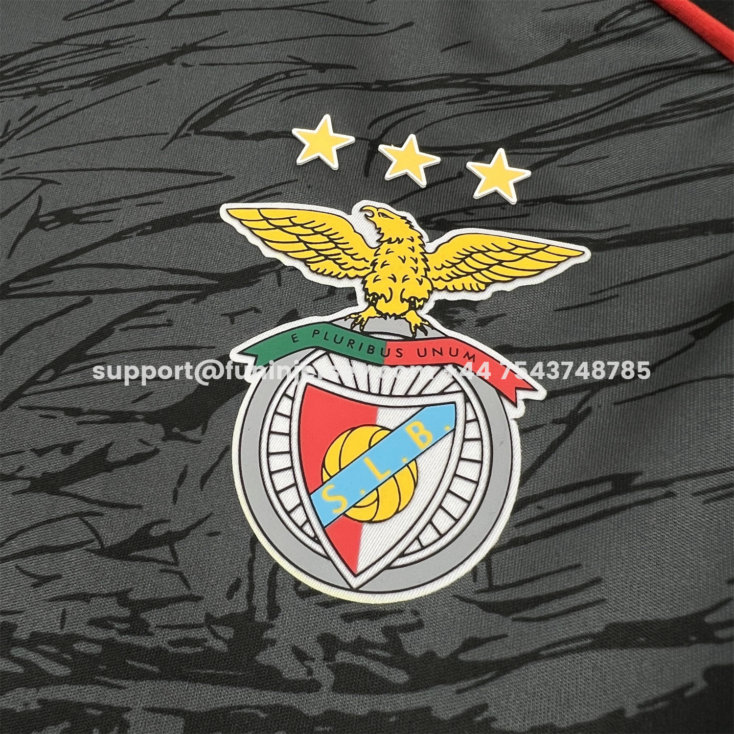 Funinjersey-Benfica 25-26 Grey Eagle Black Special Jersey - Fans Version