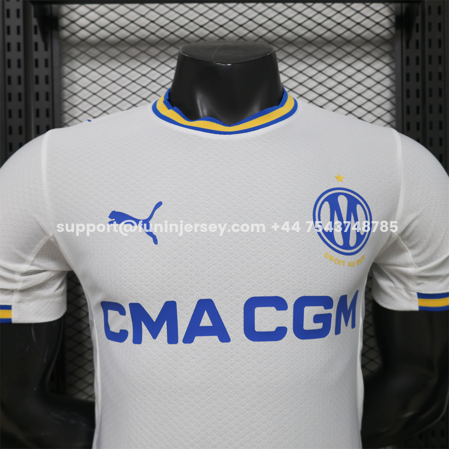 Funinjersey-Marseille 26-27 Home Jersey -Player Version