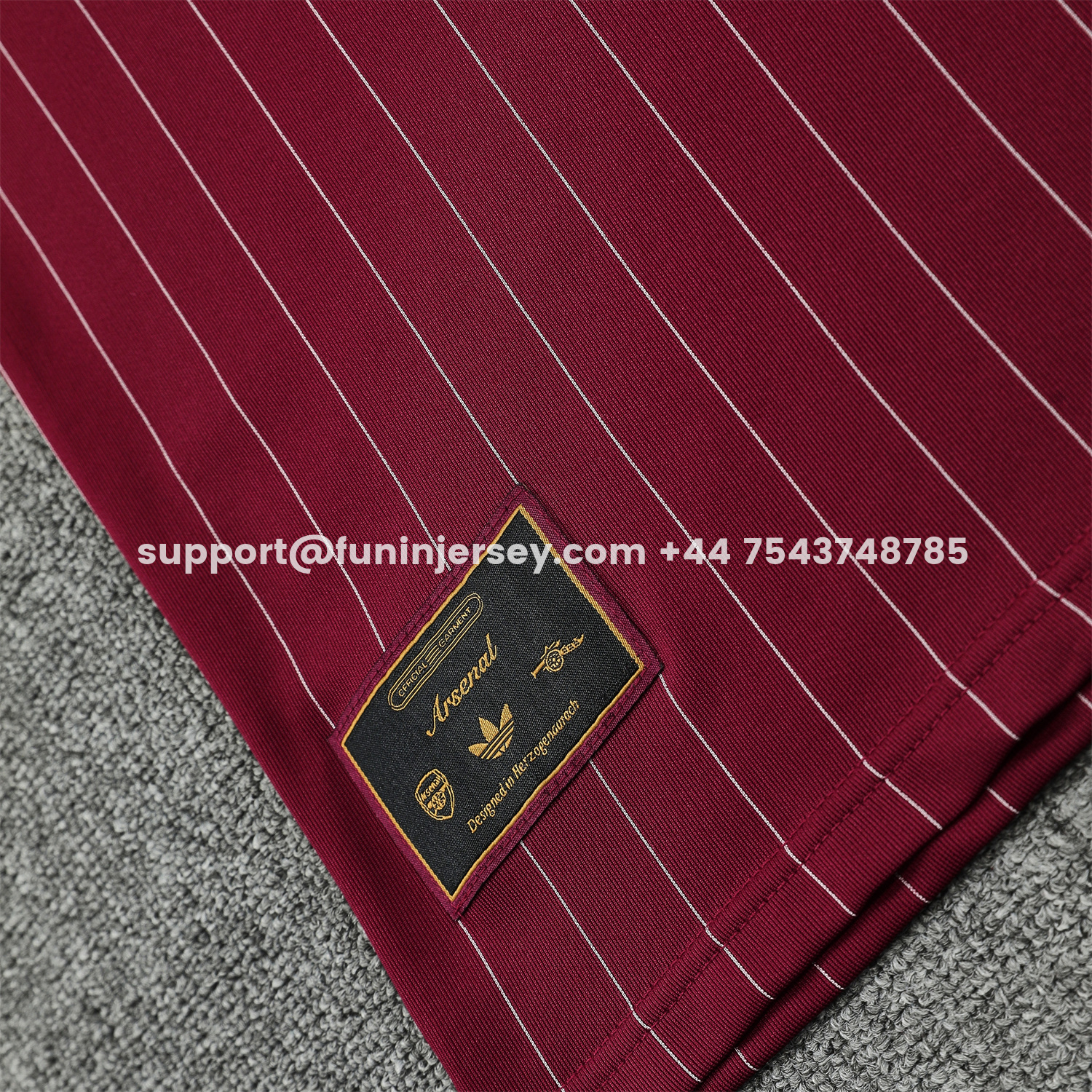 Funinjersey-Arsenal 25-26 Short-Sleeve Training Set- Red Top & Red Shorts