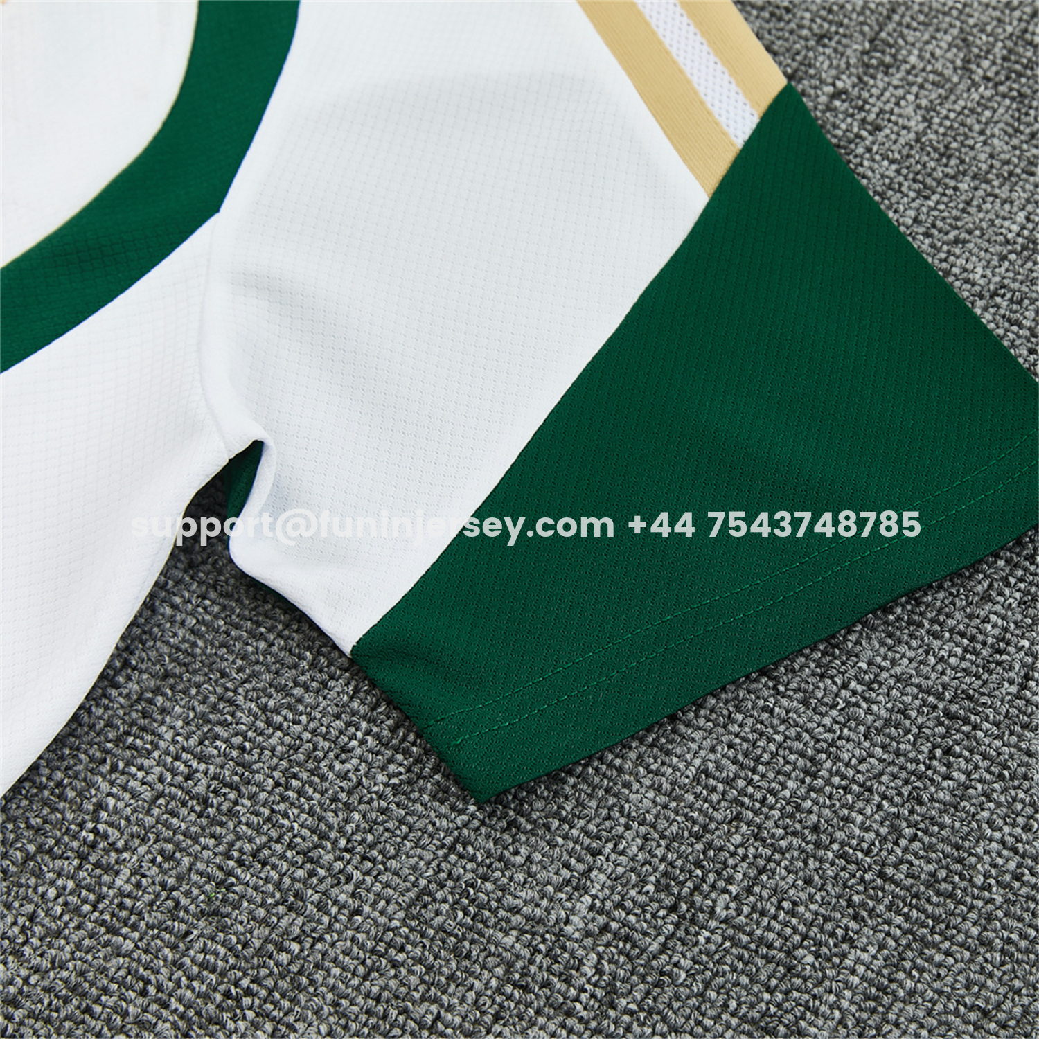 Funinjersey-Italy 2026 Short-Sleeve Training Set - White With Green Accents Top & Green With White Pants