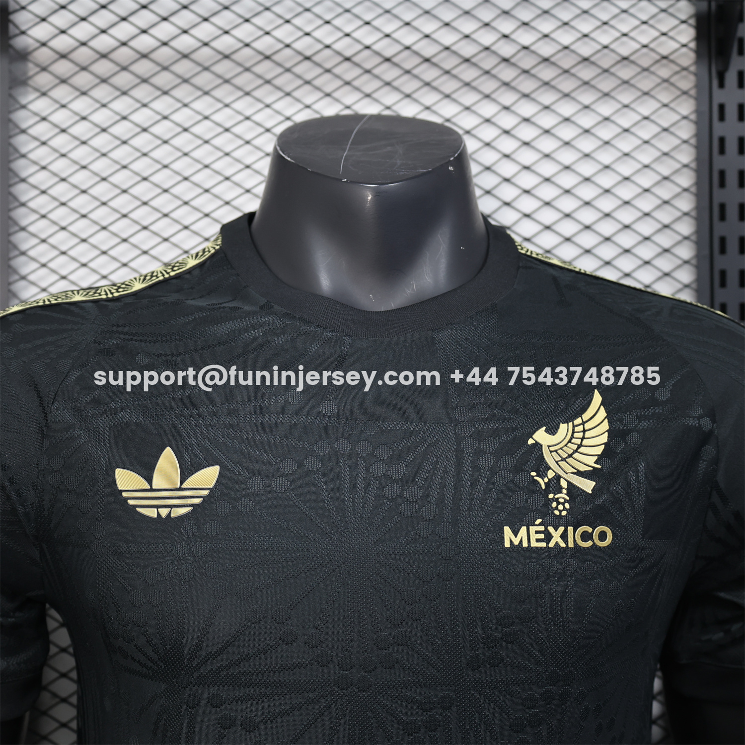 Funinjersey-Mexico 2025 Gold Cup Black Special Edition Jersey - Player Version