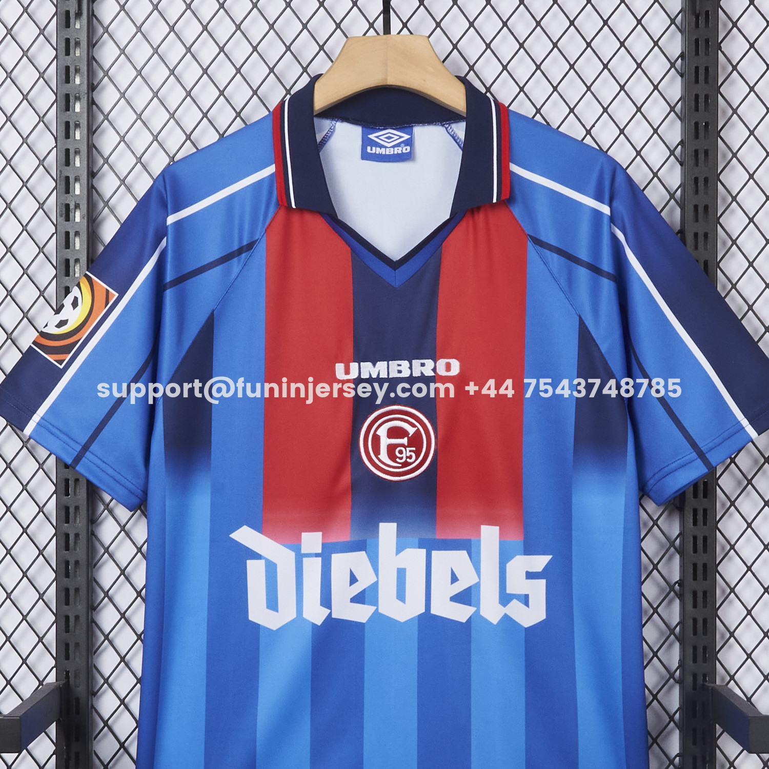 Funinjersey-Retro Fortuna Düsseldorf 1997-98 Away Jersey