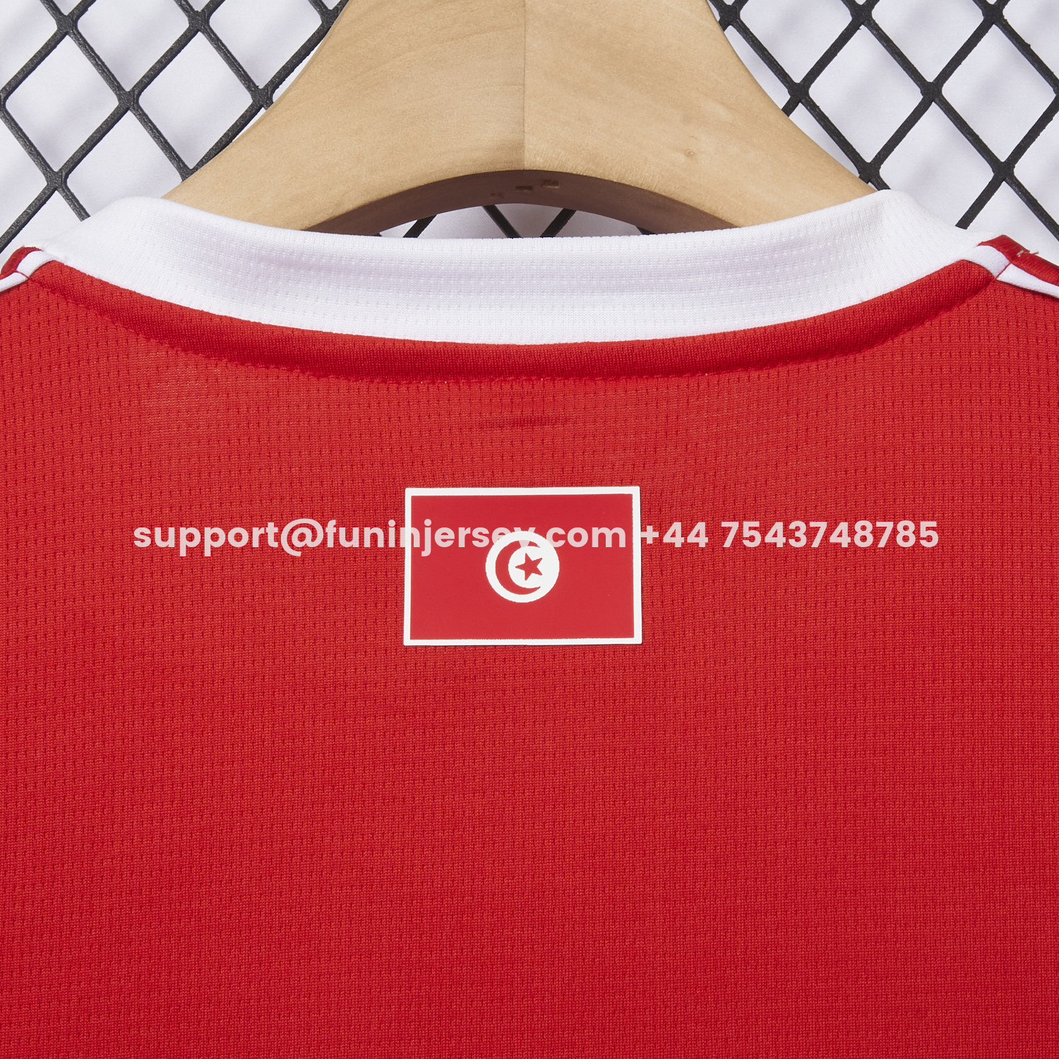 Funinjersey-Tunisia 2026 Home Red Jersey - Fans Version