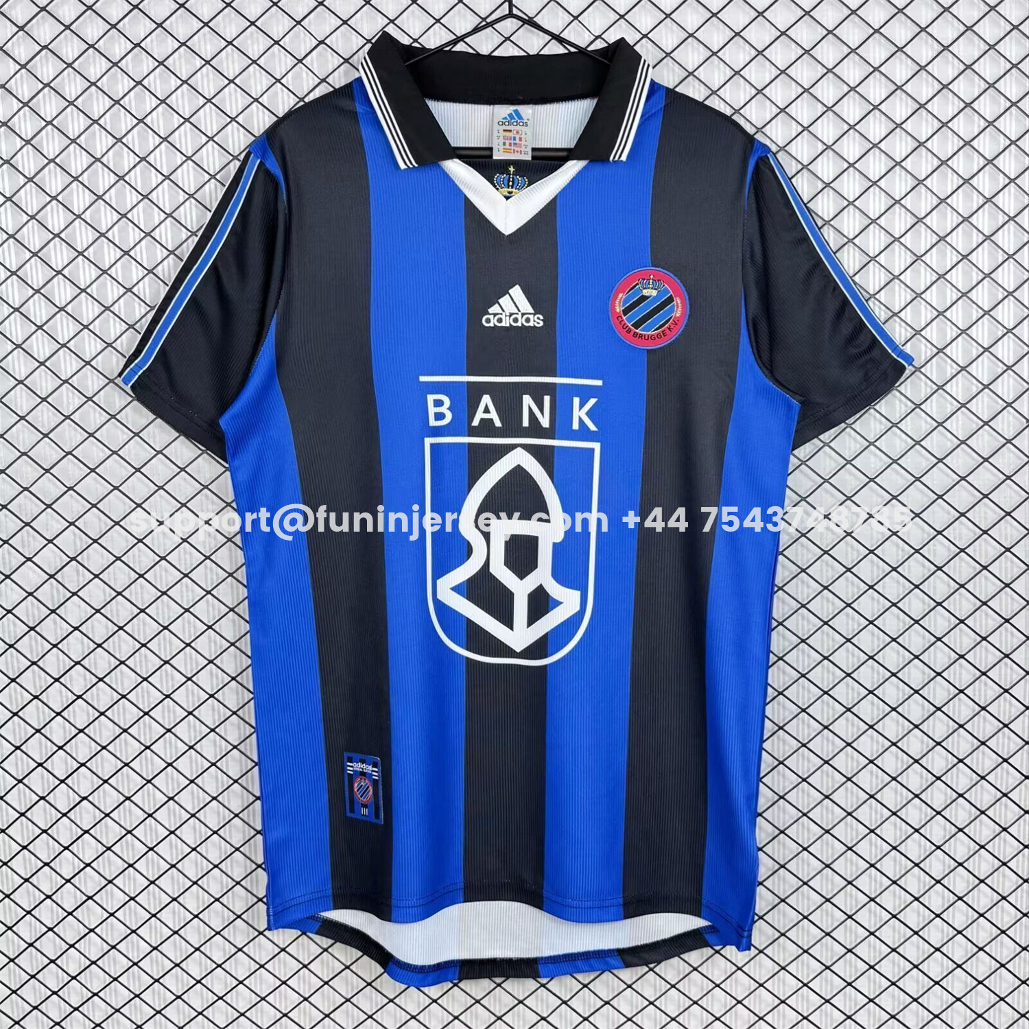Funinjersey-Retro Club Brugge 1998-99 Home Jersey