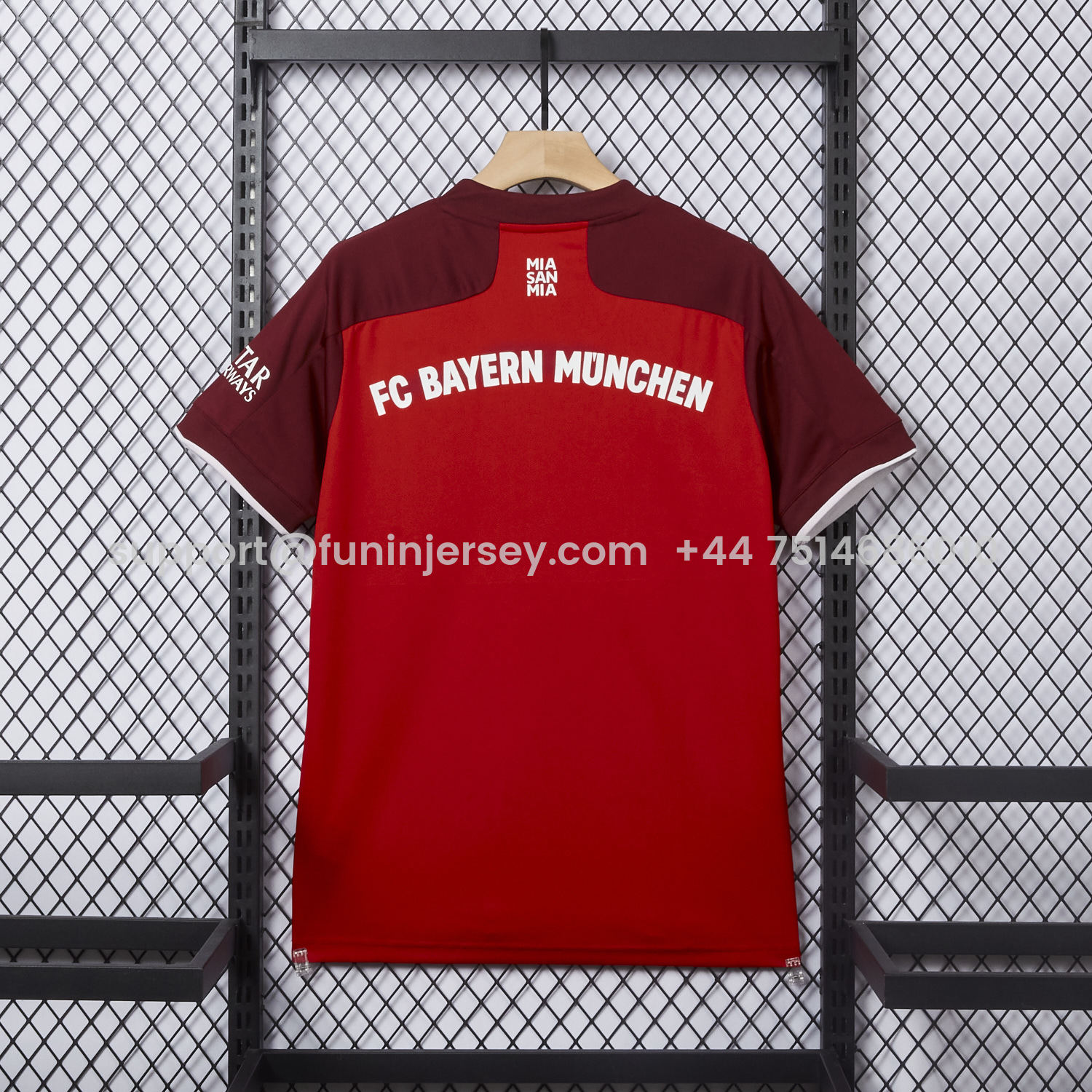 Funinjersey-Retro Bayern Munich 2021-22 Home Jersey