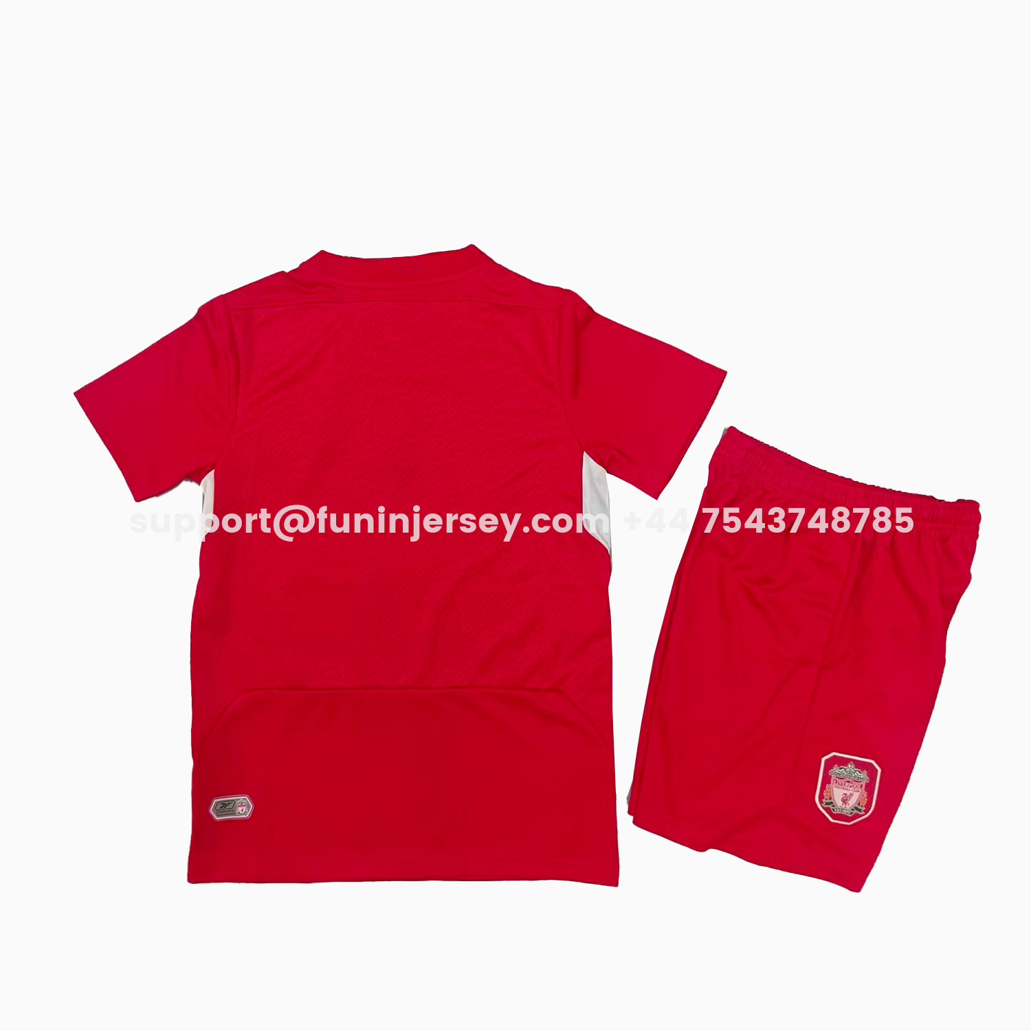 Funinjersey-Retro Liver.pool 2004-05 Home Kids Kit