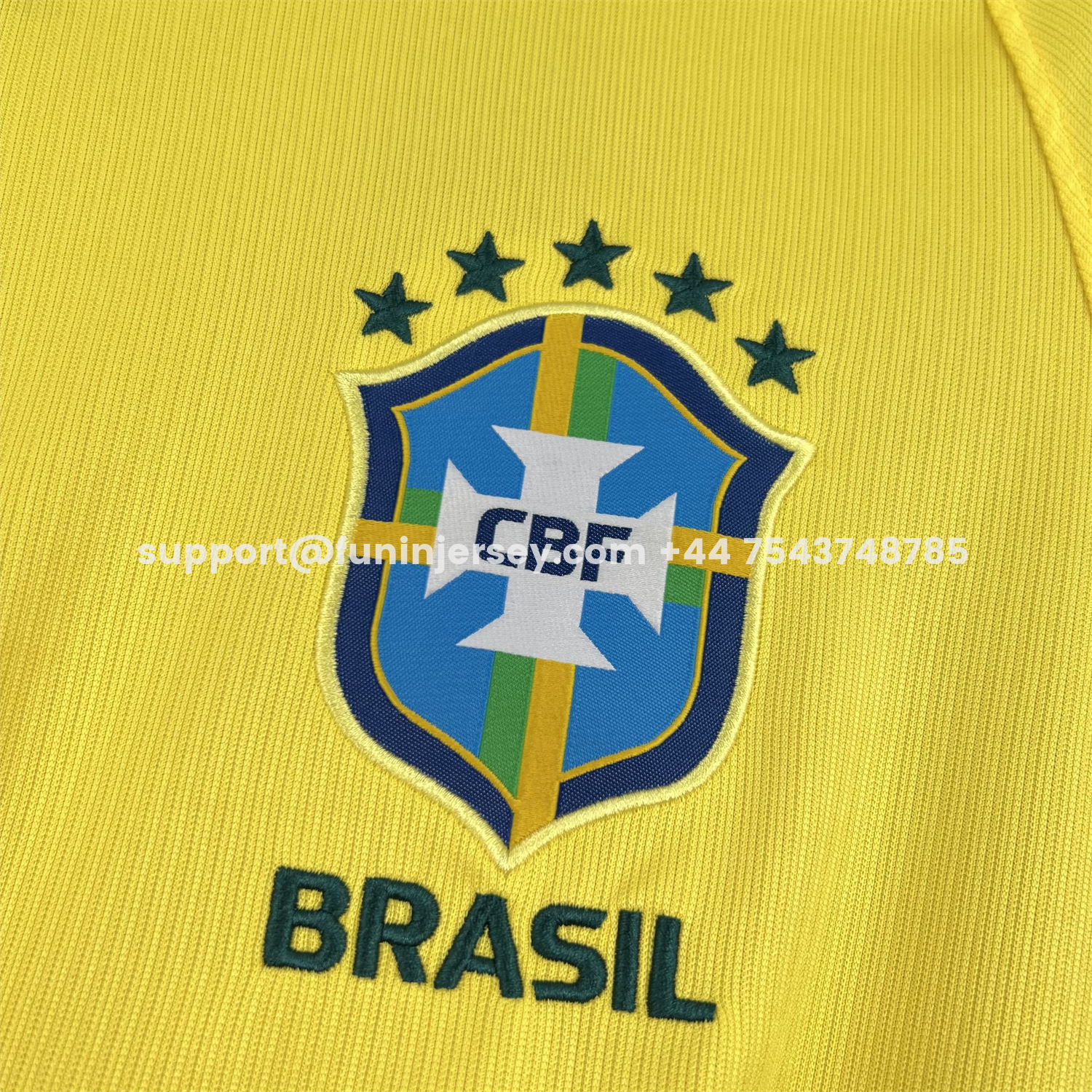 Funinjersey-Brazil 2026 Home Long Sleeve Jersey - Fans Version