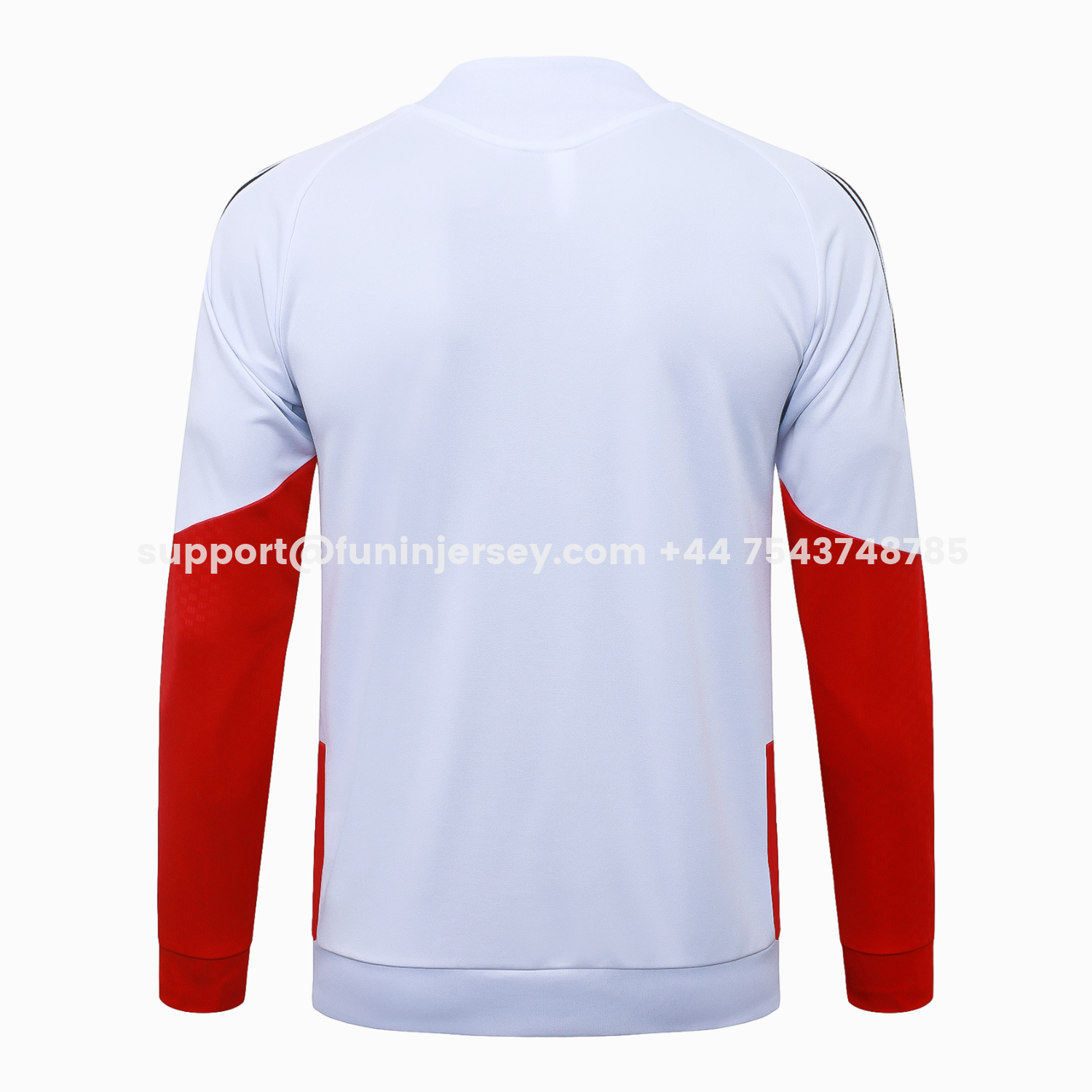 Funinjersey-Germany 2026 Windbreaker Training Set - White Top and Black Pants