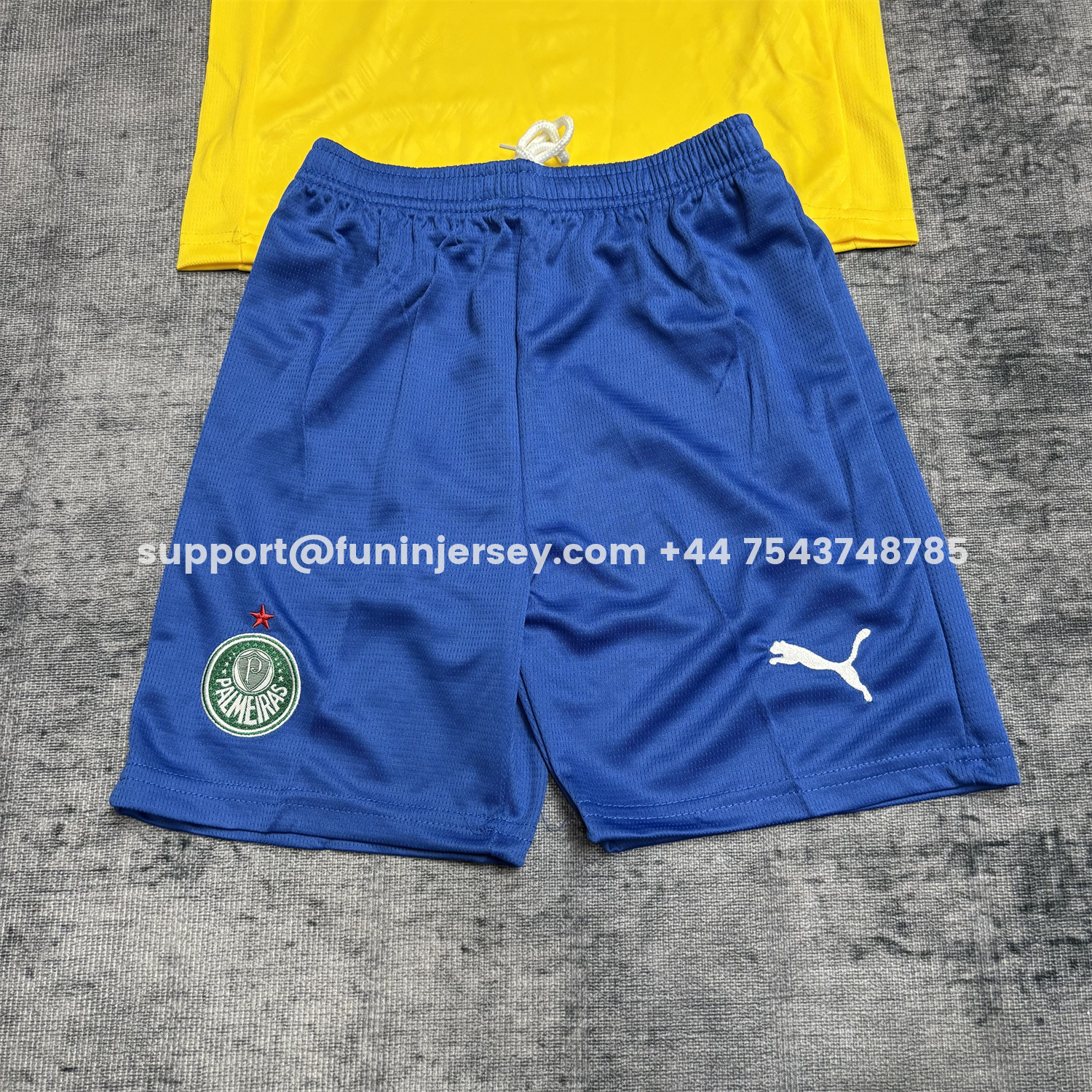 Funinjersey-Palmeiras 25-26 Third Yellow Kids Kit