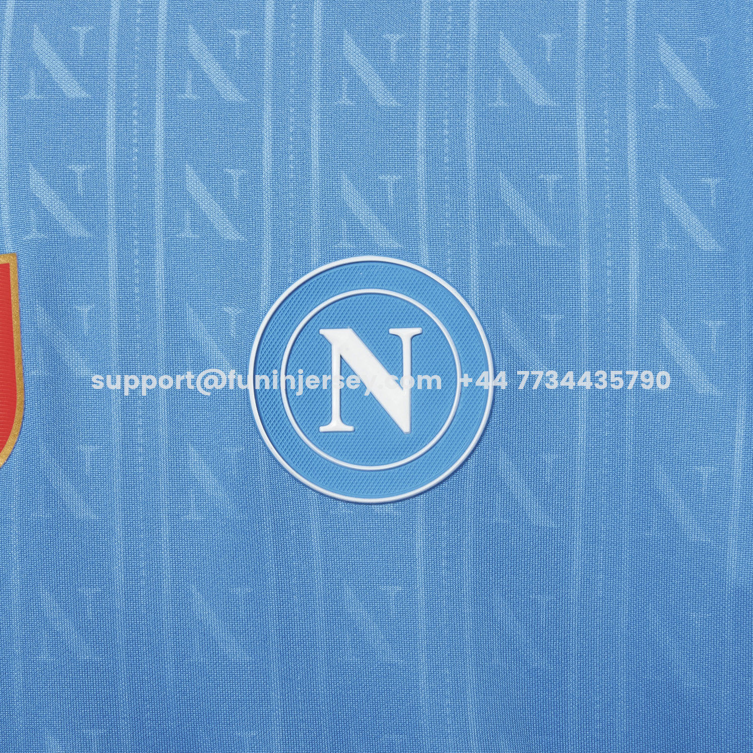 Funinjersey-Napoli 25-26 European Home Blue Jersey - Fans Version