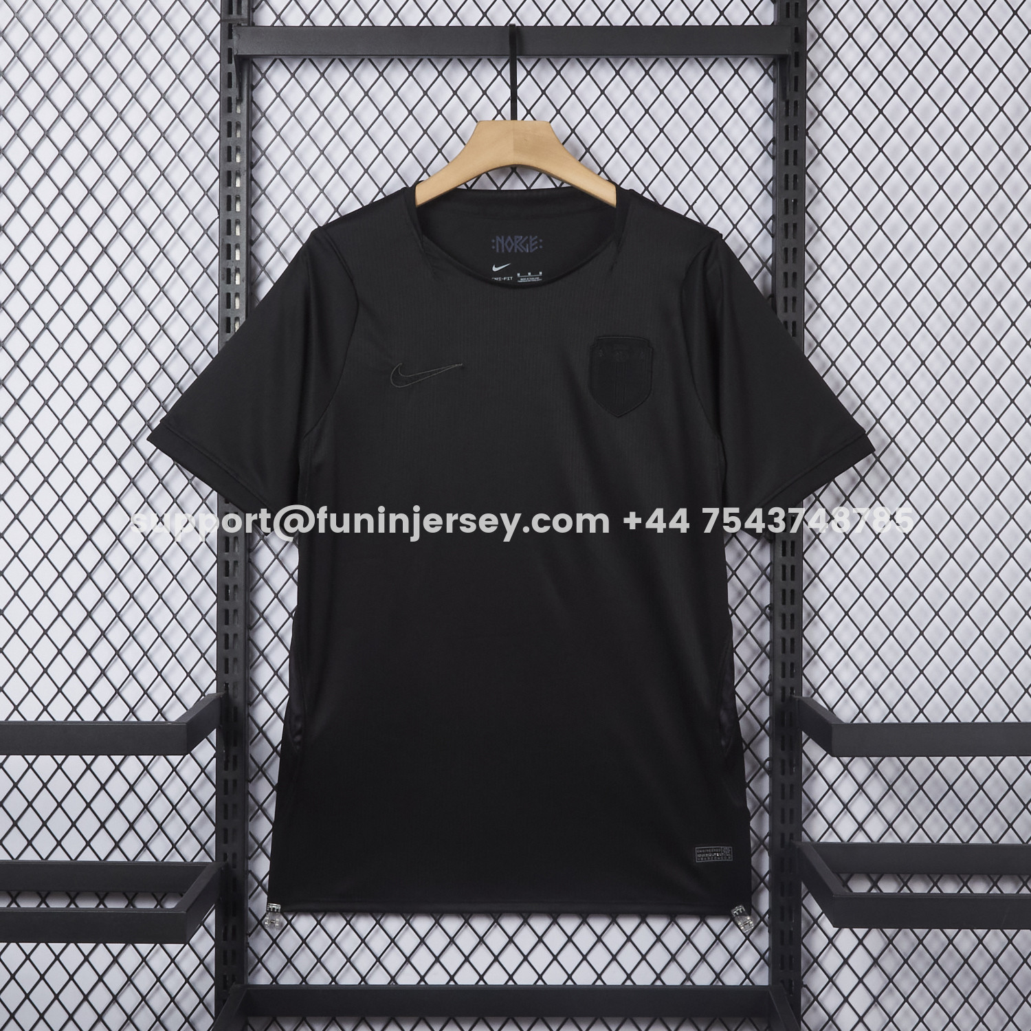 Funinjersey-Norway 2026 Away Black Jersey - Fans Version