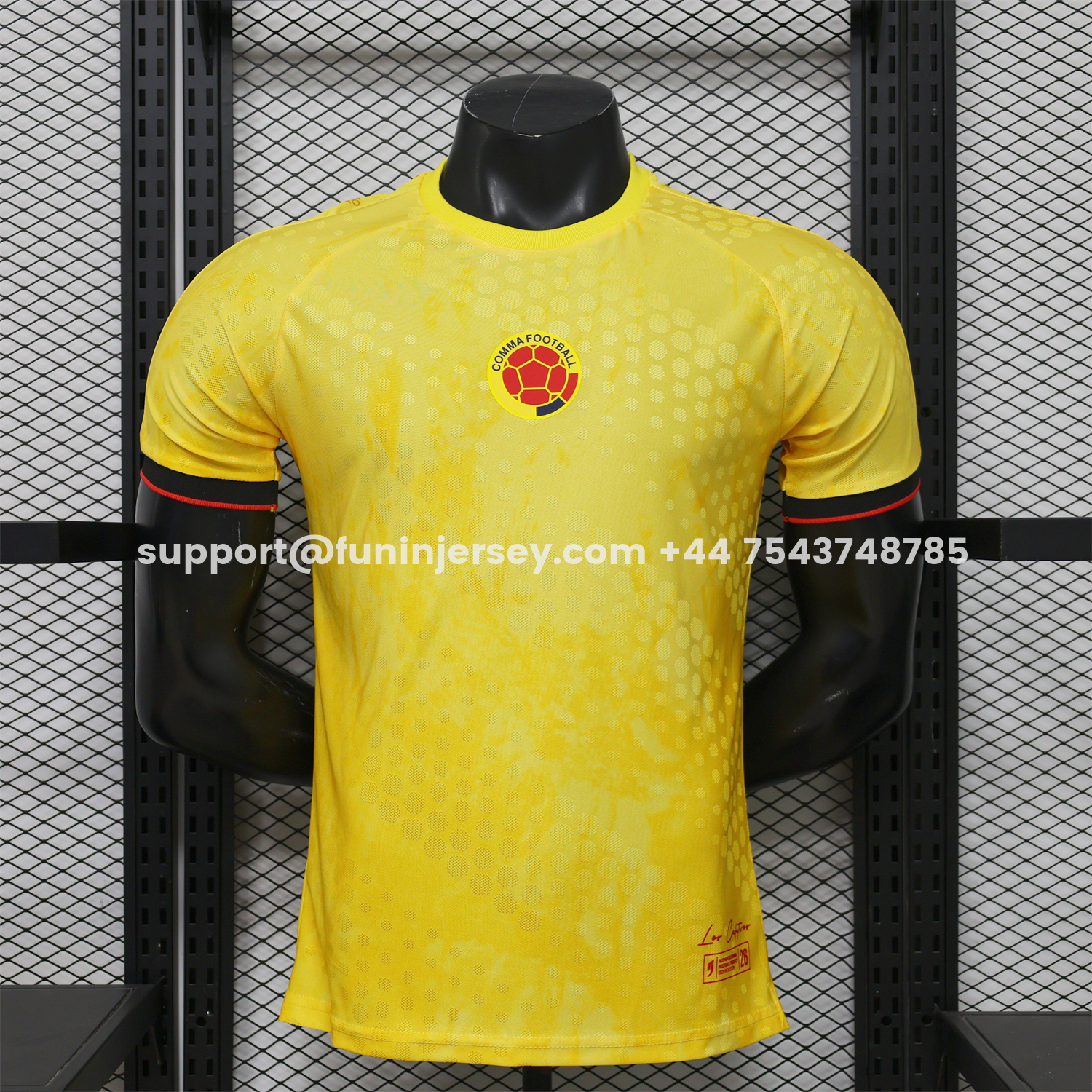 Funinjersey-Colombia 2026 Yellow Special Jersey - Player Version