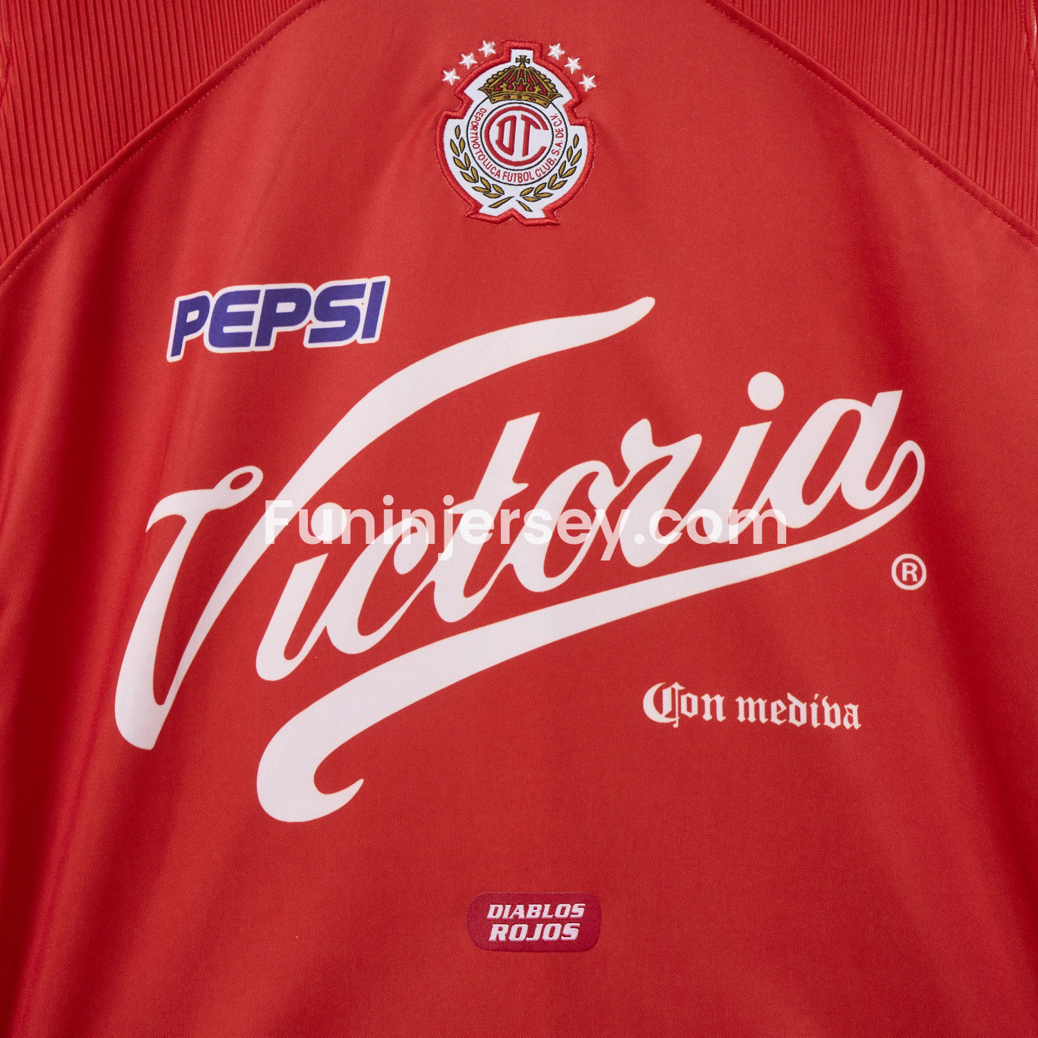 Funinjersey-Retro Toluca 2000-01 Home Jersey