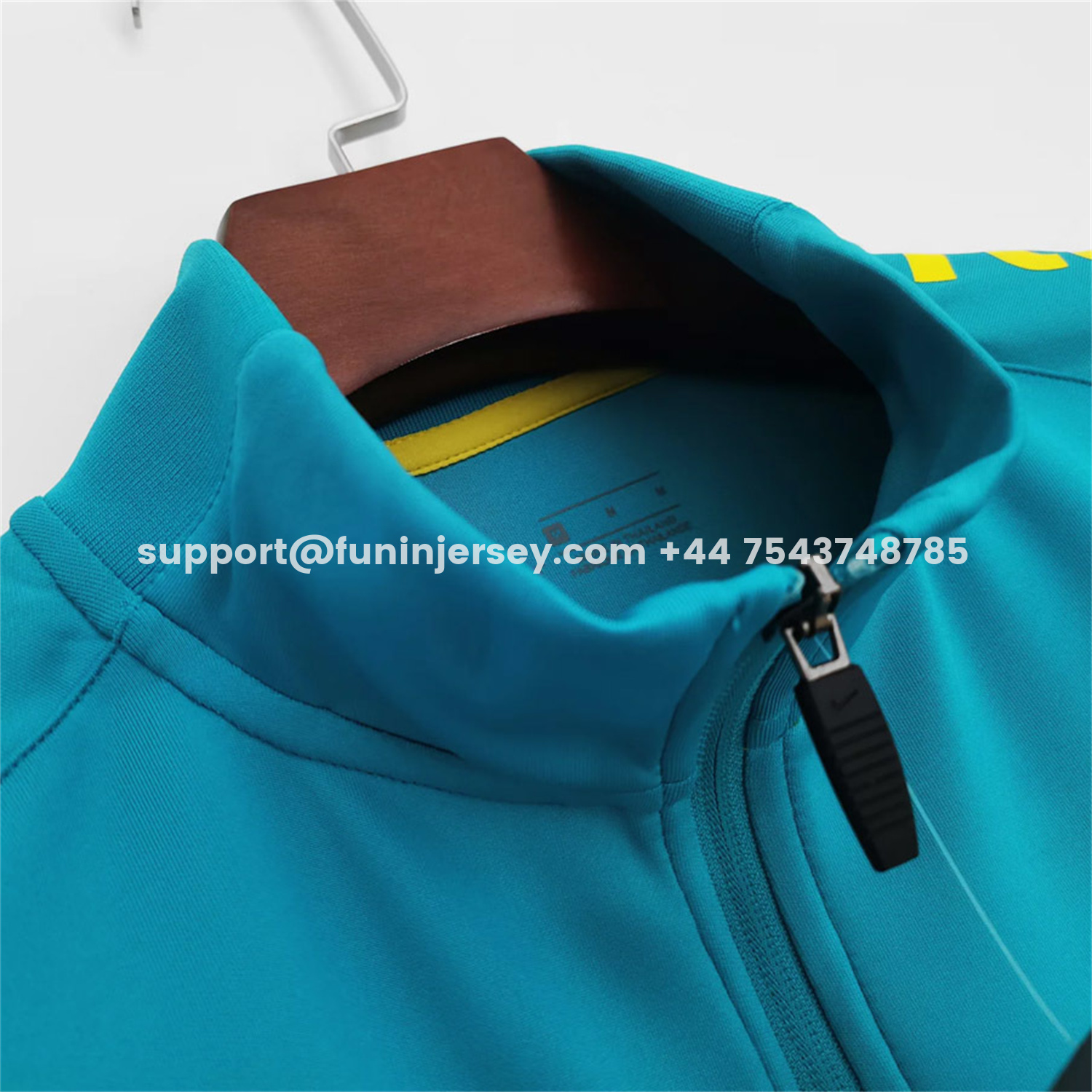 Funinjersey-Retro Brazil 2022 Lake Blue Windbreaker