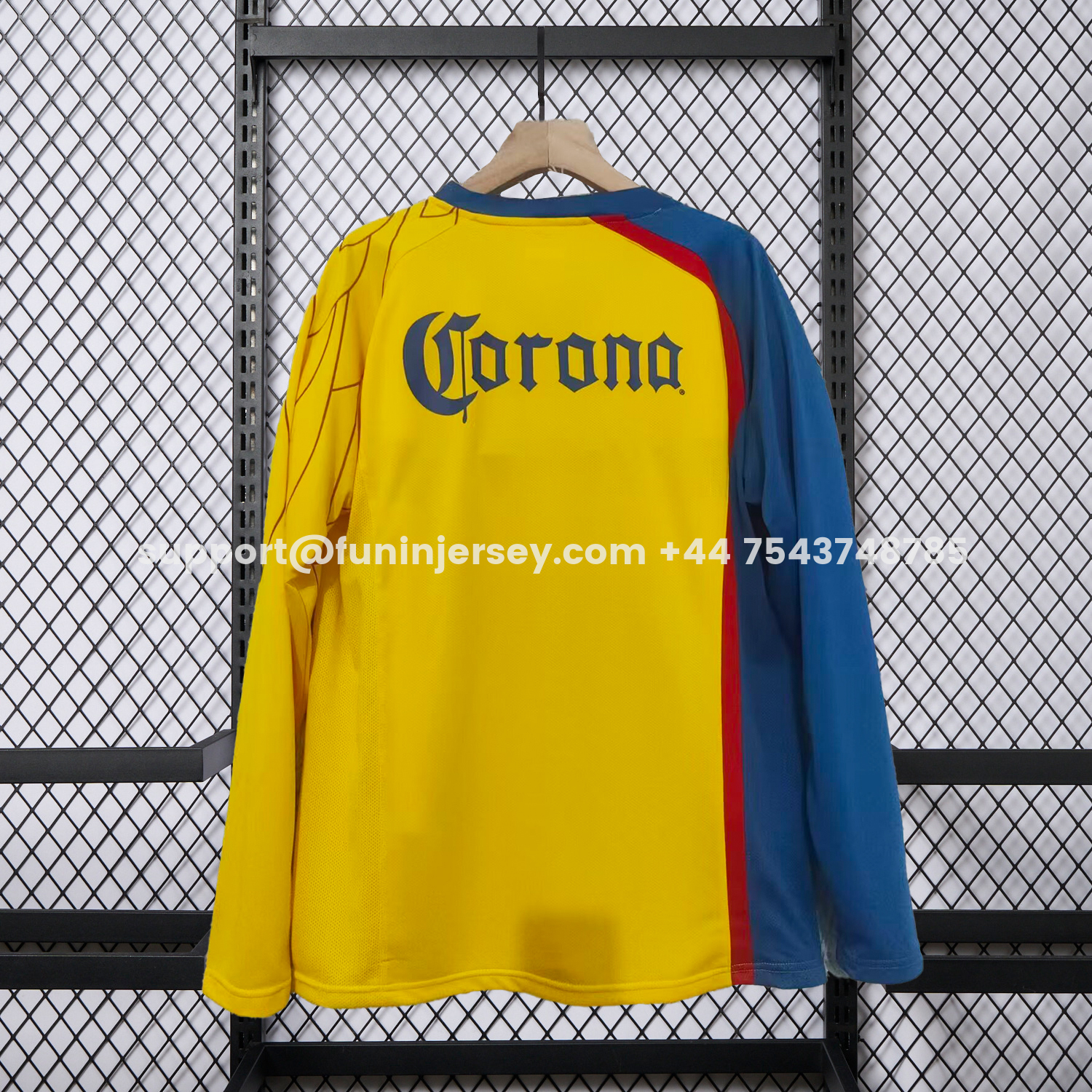 Funinjersey-Retro Club América 2007-08 Home Long Sleeves Jersey