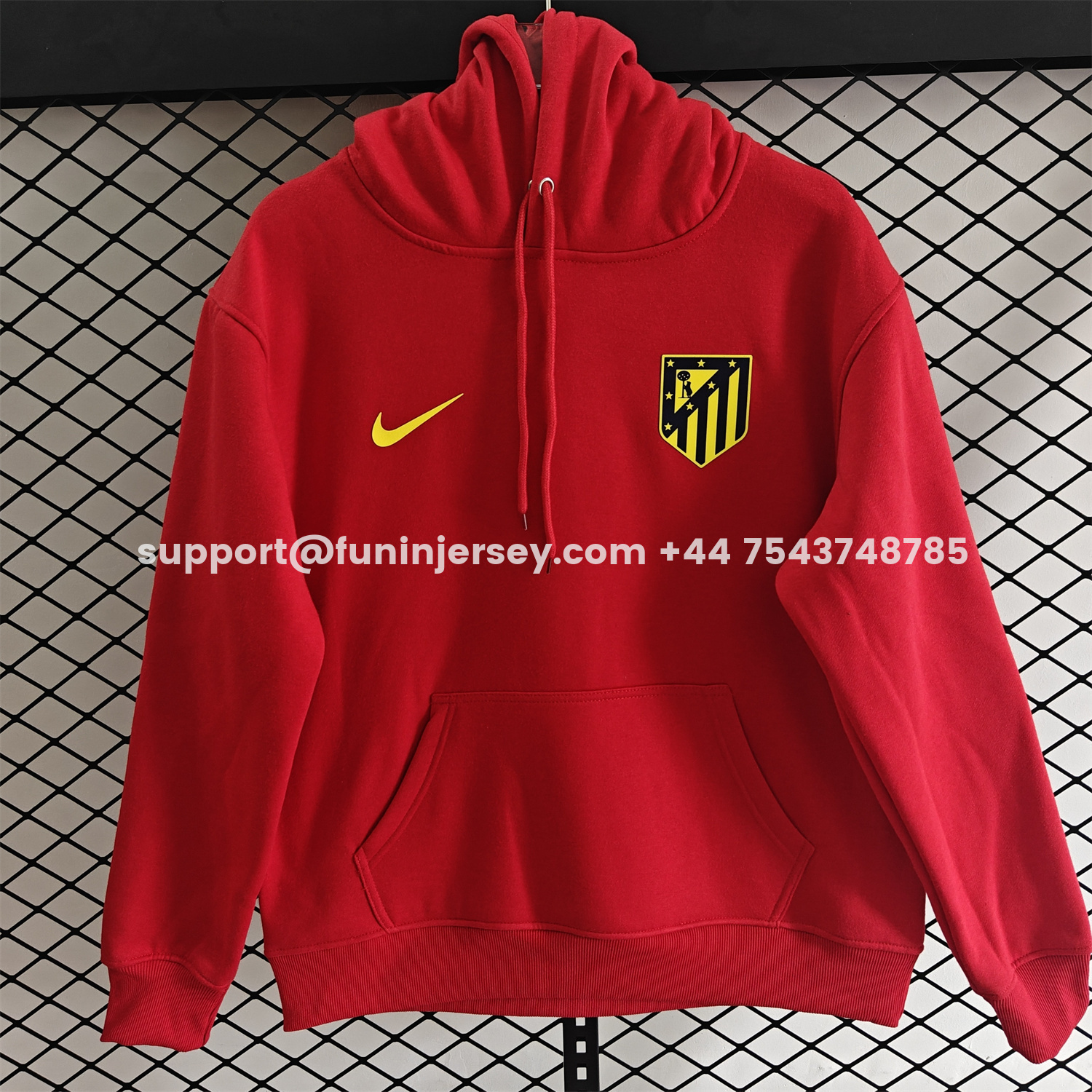 Funinjersey-Atletico Madrid 25-26 Originals Terrace Icon Unisex Pullover Hoodie