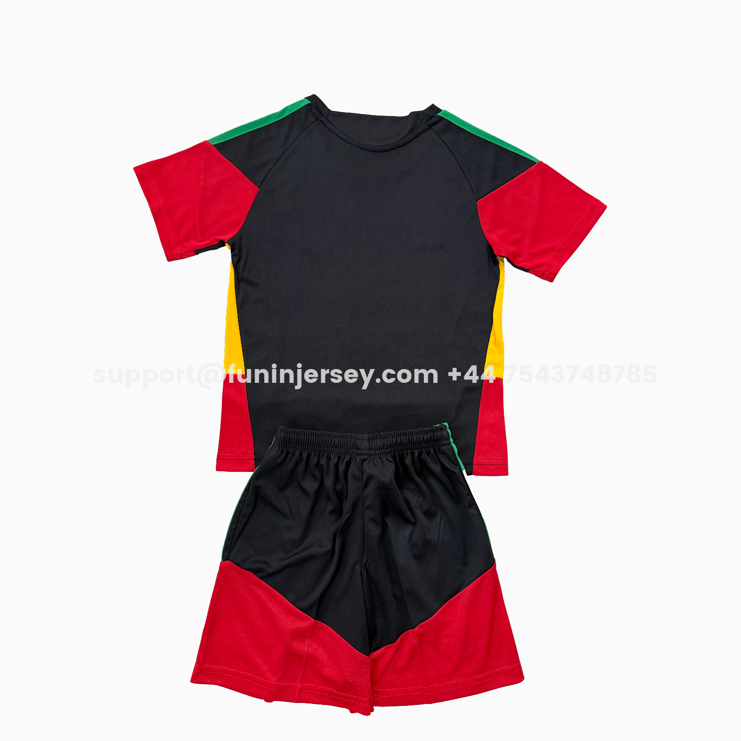 Funinjersey-Jamaica 2026 Black Training Kids Kit