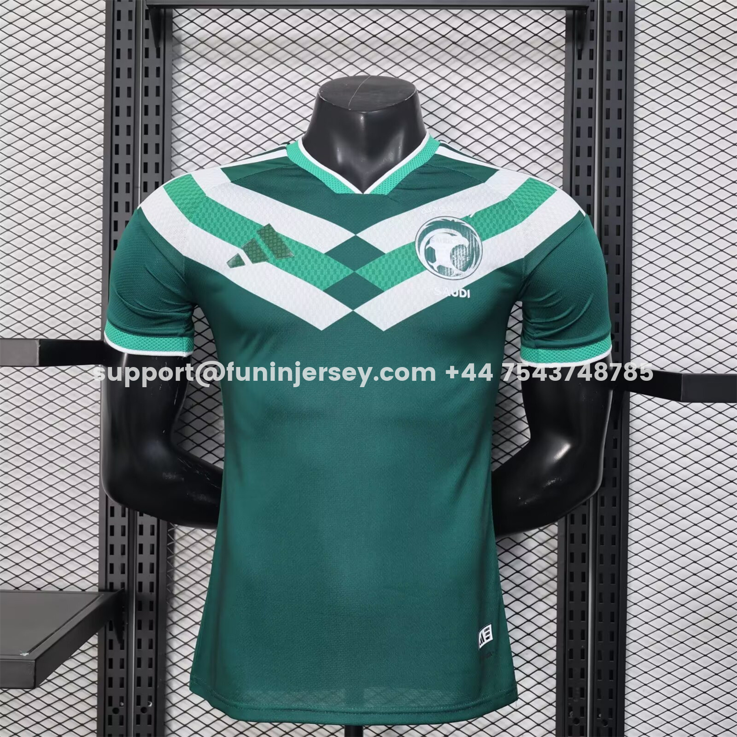 Funinjersey-Saudi Arabia 2026 Shoulder Stripes Special Jersey - Player Version