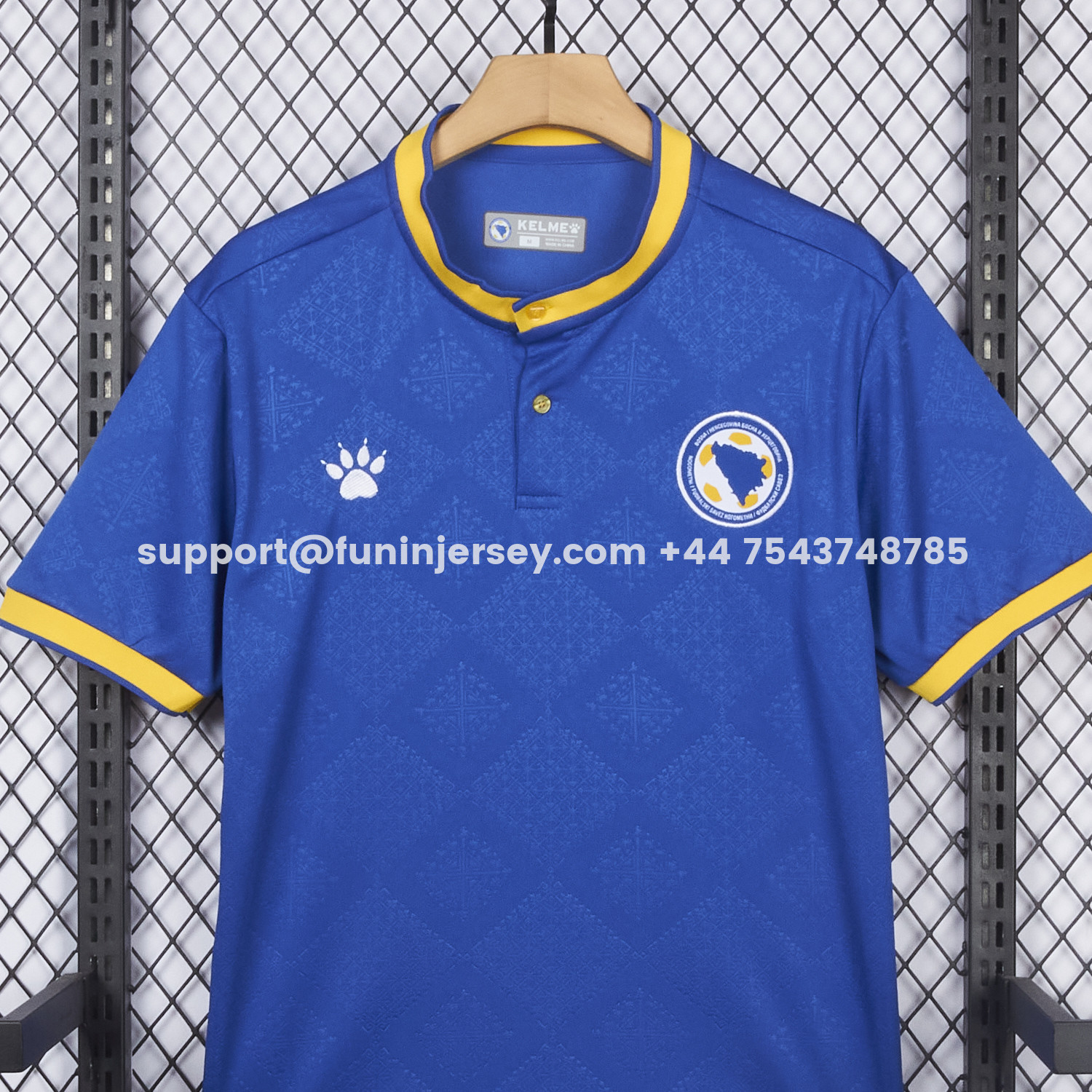 Funinjersey-Bosnia and Herzegovina 2026 Home Jersey - Fans Version