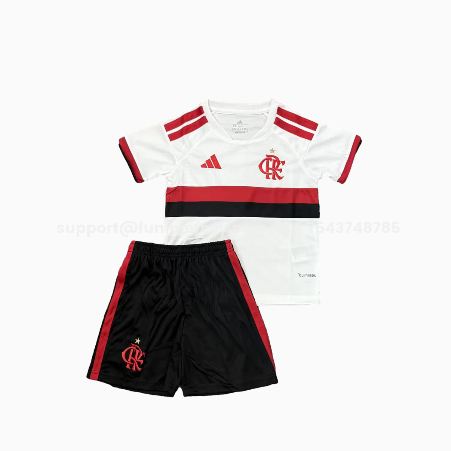 Funinjersey-Flamengo 26-27 Away Unsponsored Kids Kit