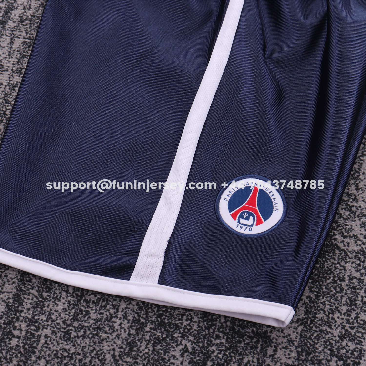 Funinjersey-Retro Paris Saint-Germain PSG 2001-02 Home Kids Kit