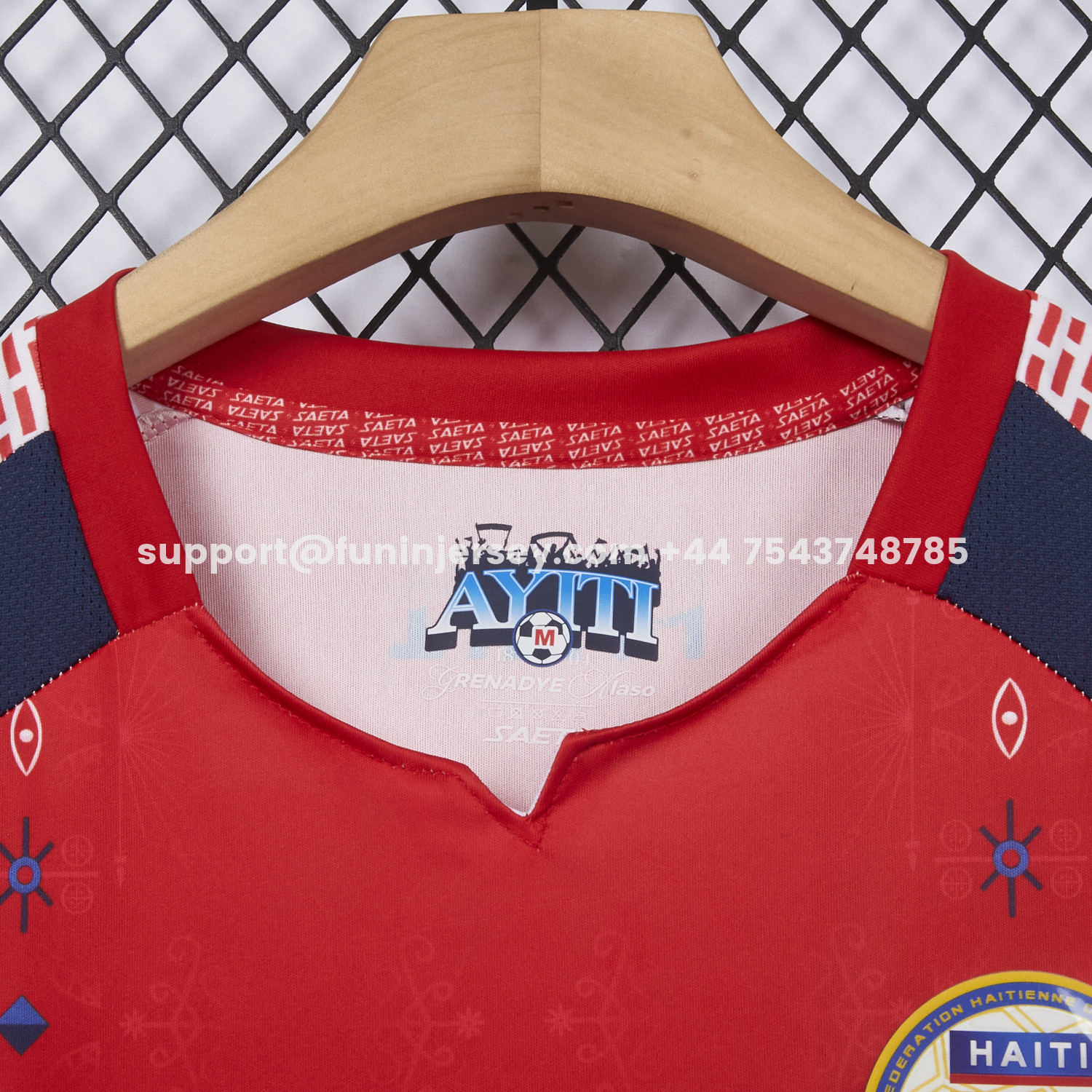 Funinjersey-Haiti 25-26 Third Red Jersey - Fans Version