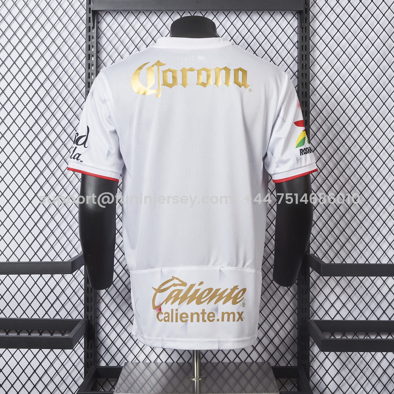 Funinjersey-Toluca 25-26 Away White Jersey - Player Version