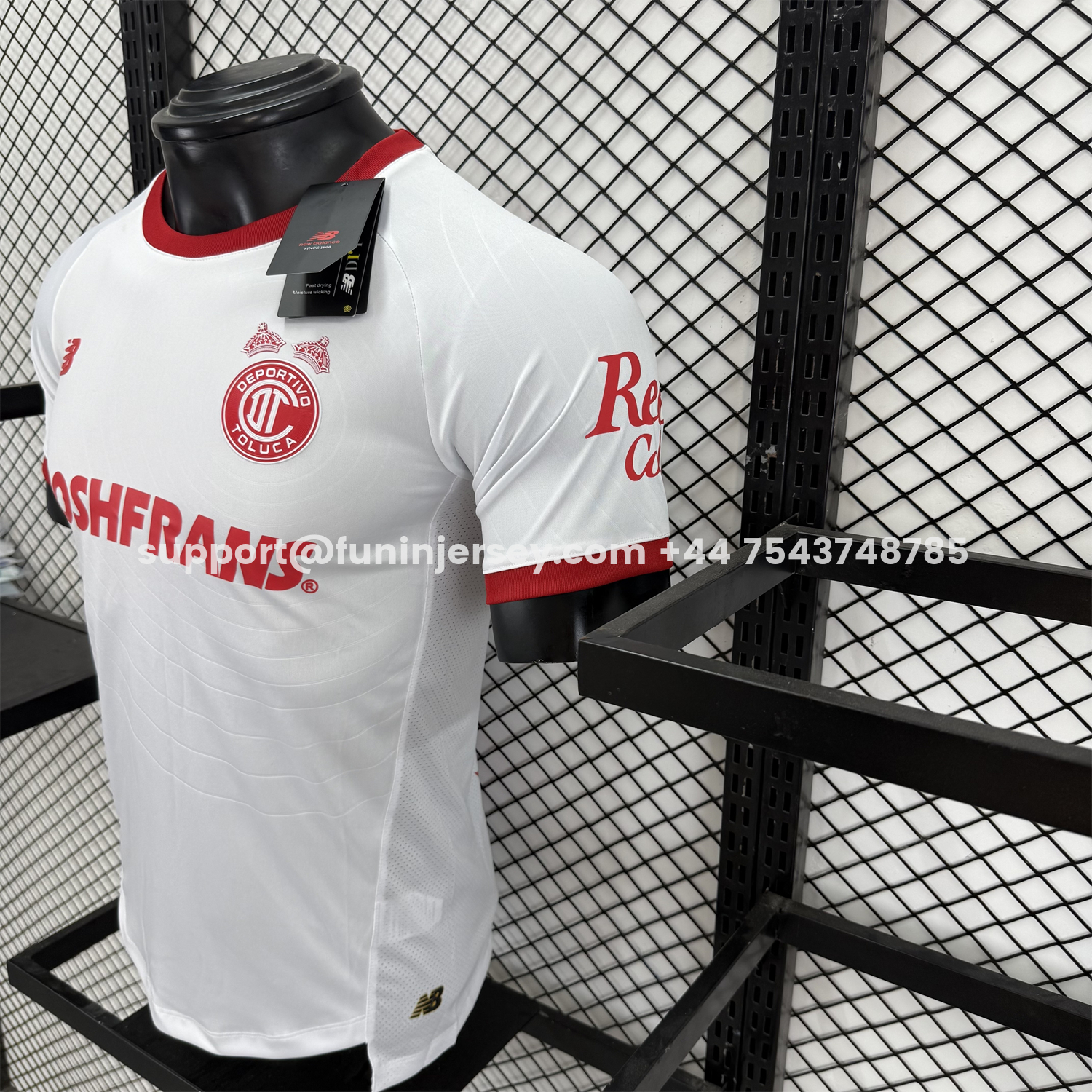 Funinjersey-【The Double Winners】Toluca 25-26 White Special Jersey - Player Version