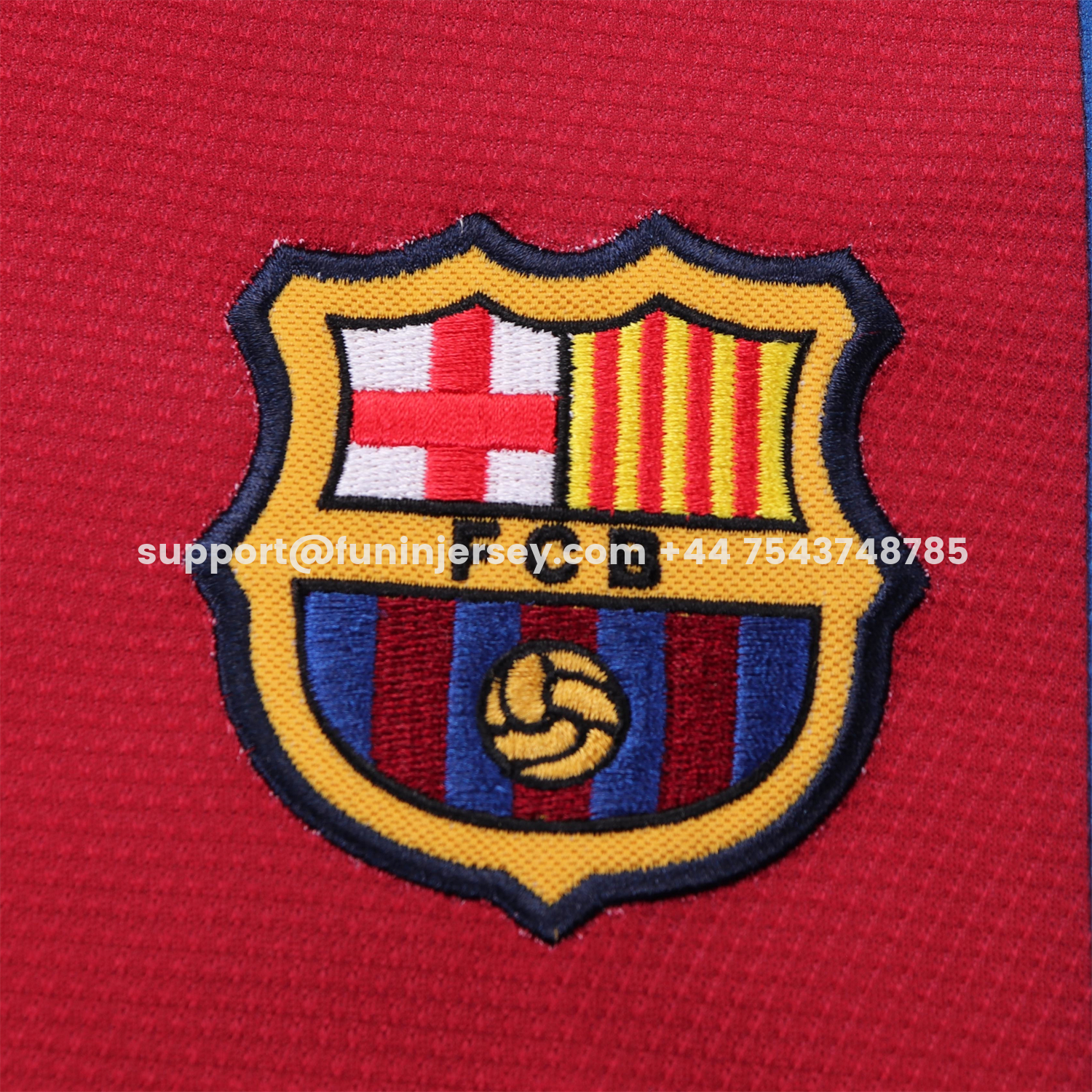 Funinjersey-Retro Barcelona 2006-07 Home Kids Kit