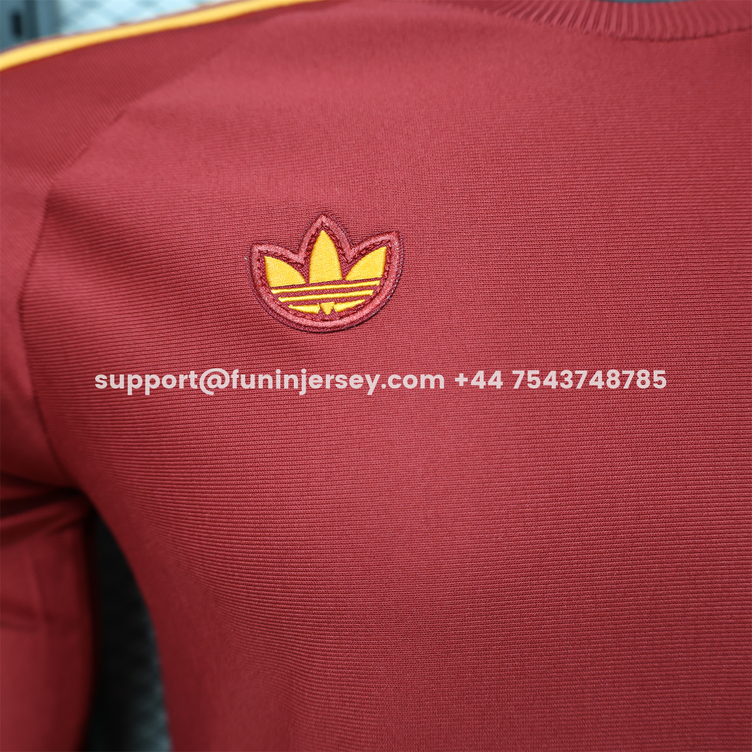 Funinjersey-AS Roma 25-26 Retro Casual Style Red Special Long Sleeves Jersey - Player Version