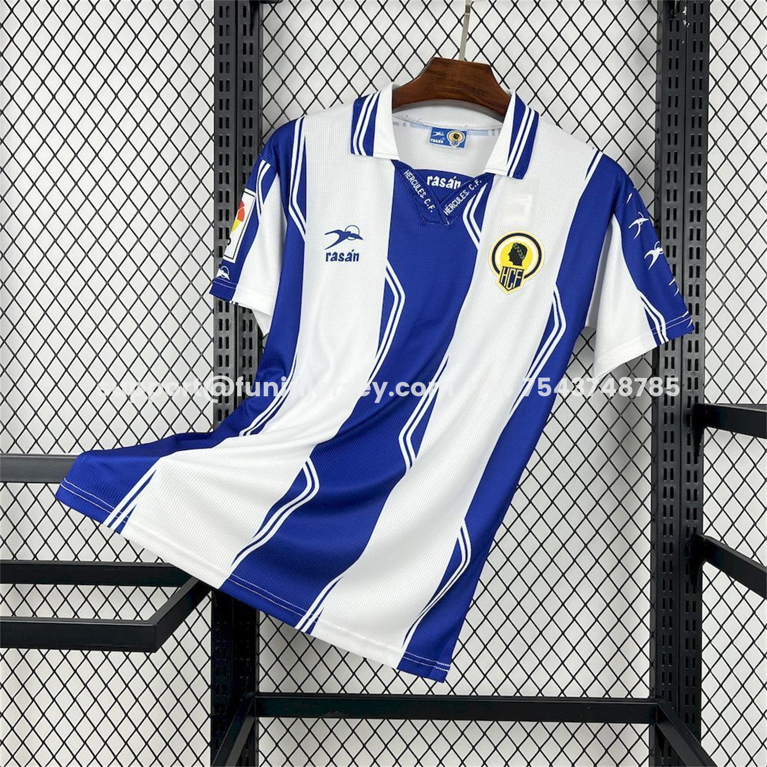 Funinjersey-Retro Hércules CF 1997-98 Home Jersey