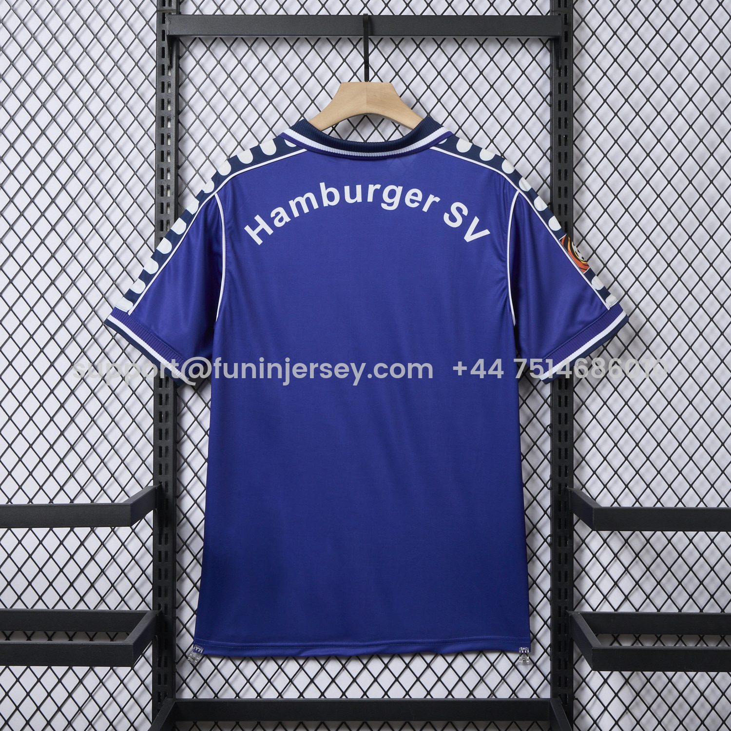 Funinjersey-Retro Hamburger SV 2000-01 Away Blue Jersey